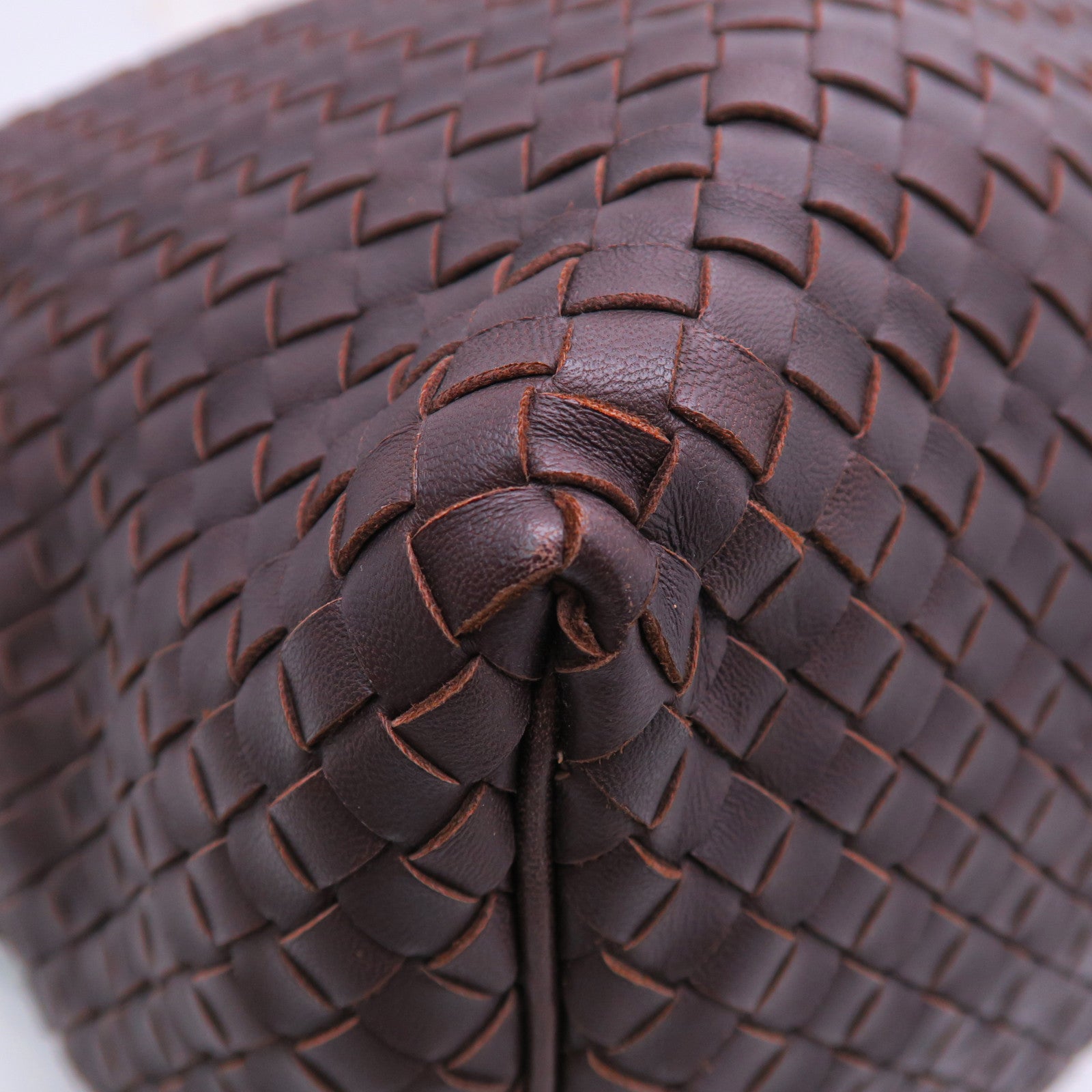 BOTTEGA VENETA 牛皮皮革Shoulder Bag金扣肩背袋棕色