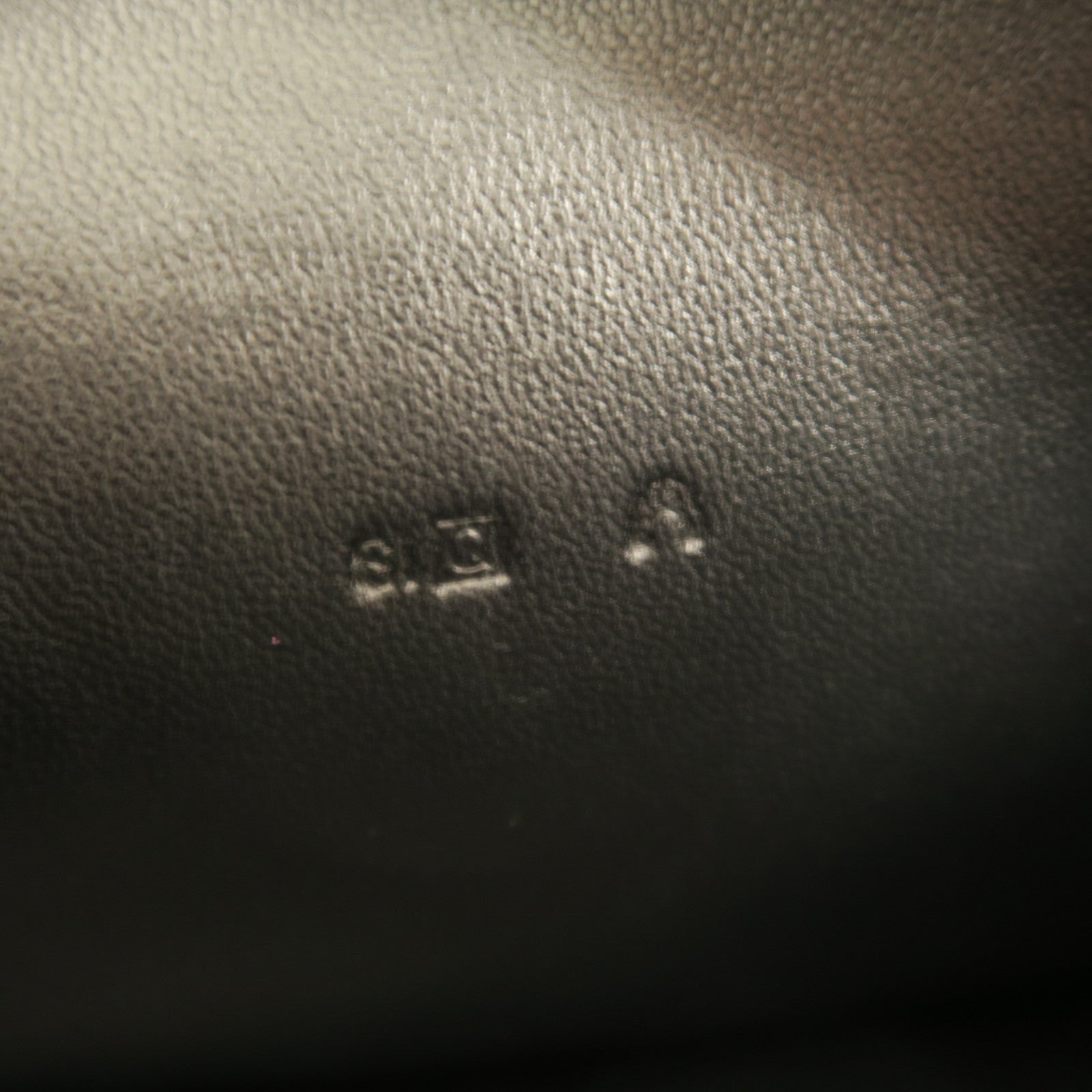 HERMES Clemence皮革Dogon Duo Wallet銀扣長錢包黑色