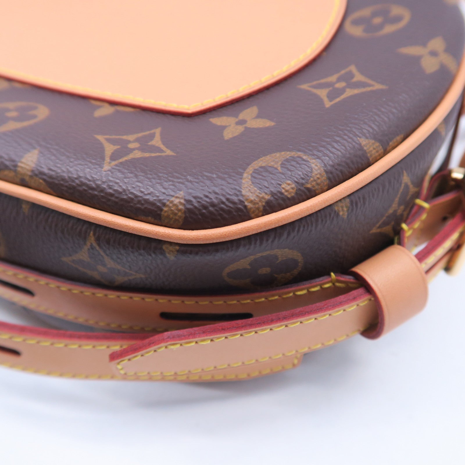 LOUIS VUITTON Monogram Boite Chapean Soulpe MM金扣肩背袋啡色