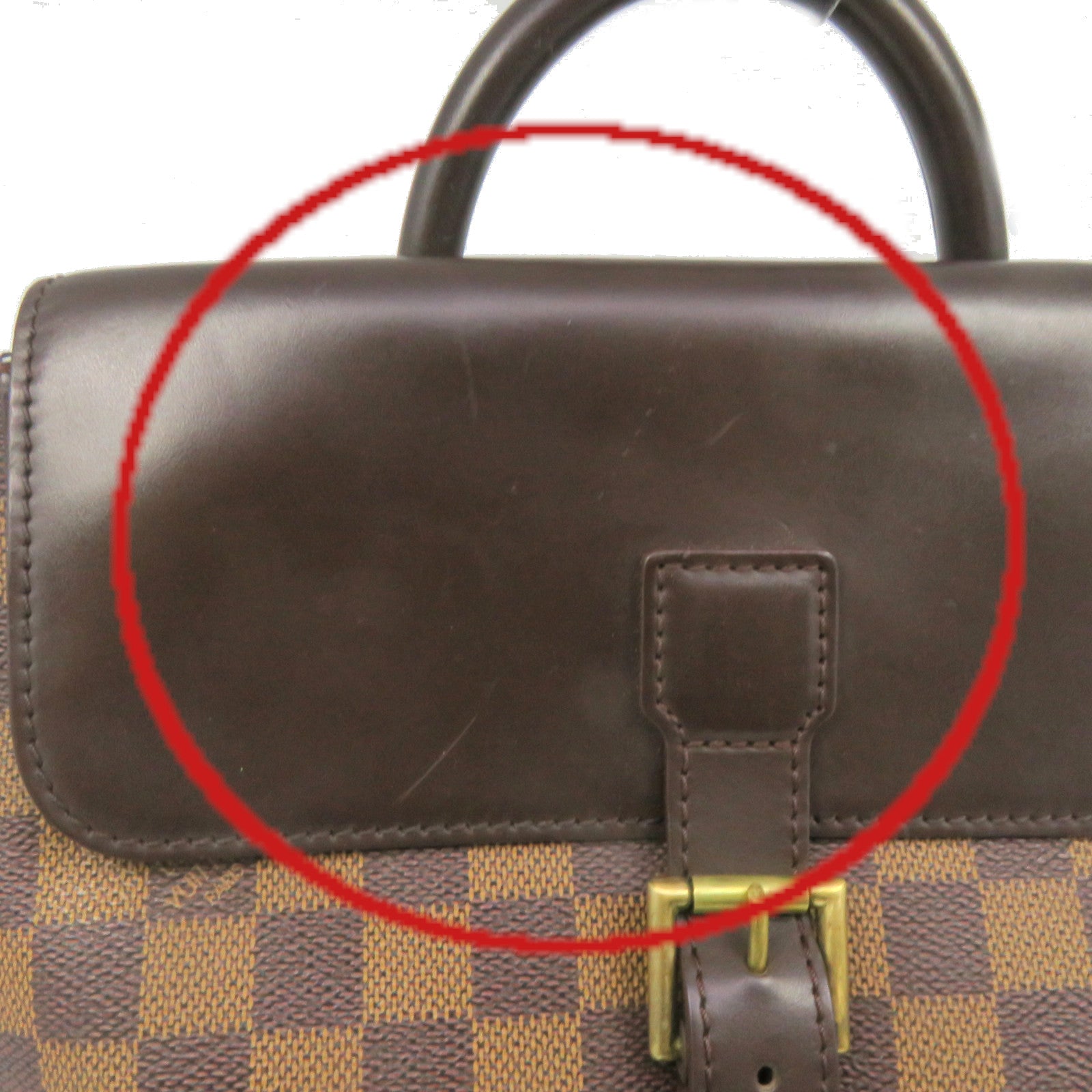 LOUIS VUITTON Damier Soho Backpack金扣背包啡色