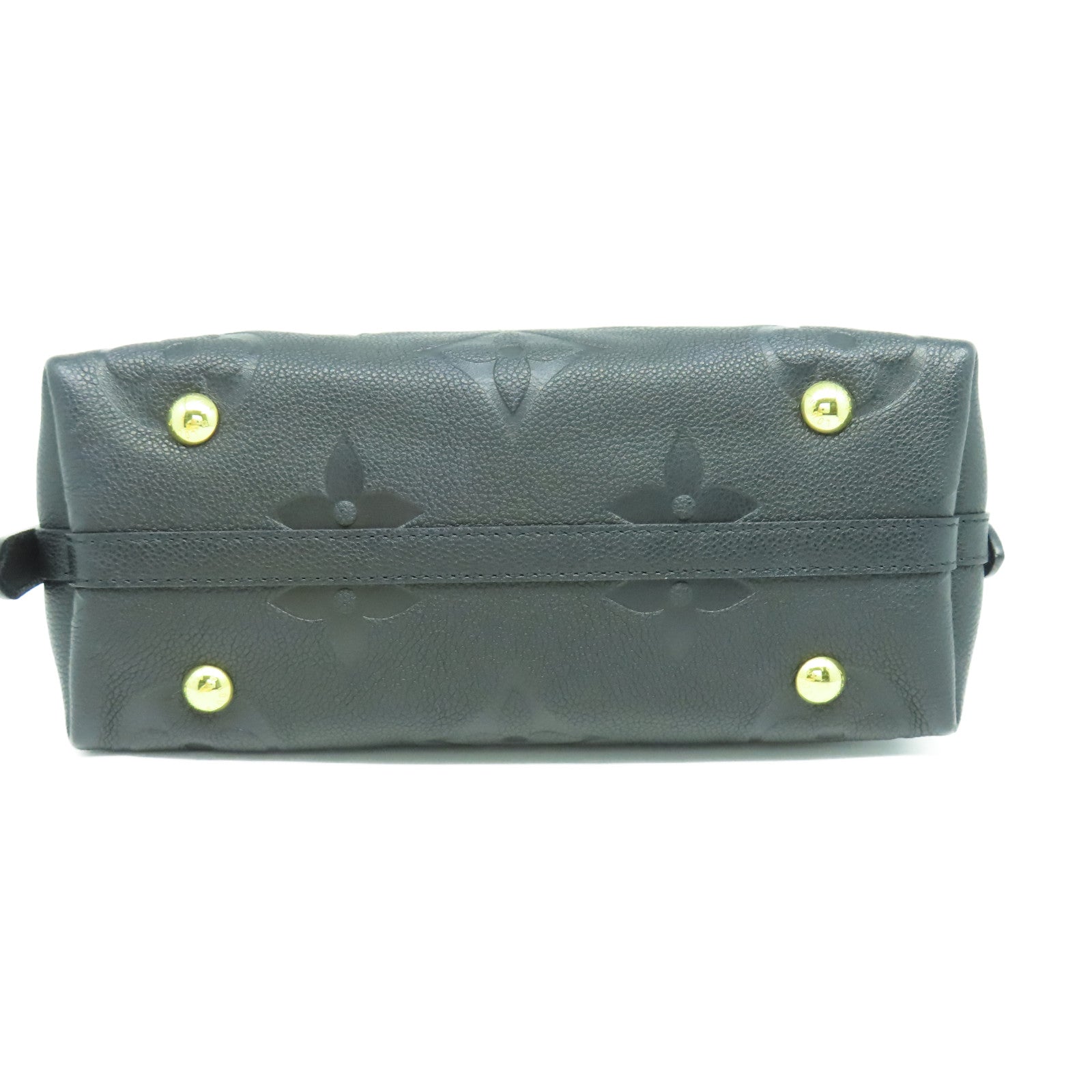 LOUIS VUITTON Monogram Empreinte Carry AII PM金扣肩背袋黑色