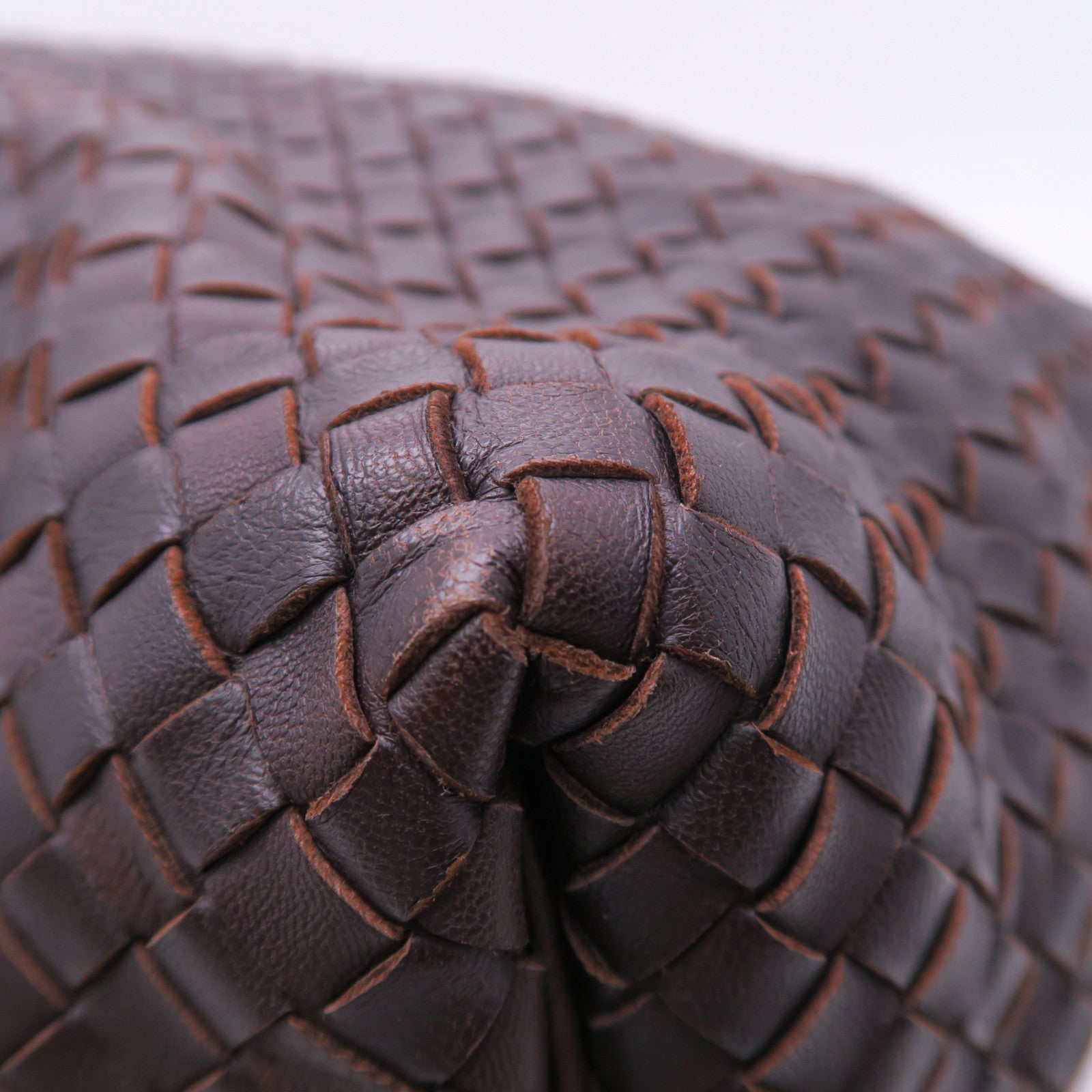 BOTTEGA VENETA 牛皮皮革Shoulder Bag金扣肩背袋棕色