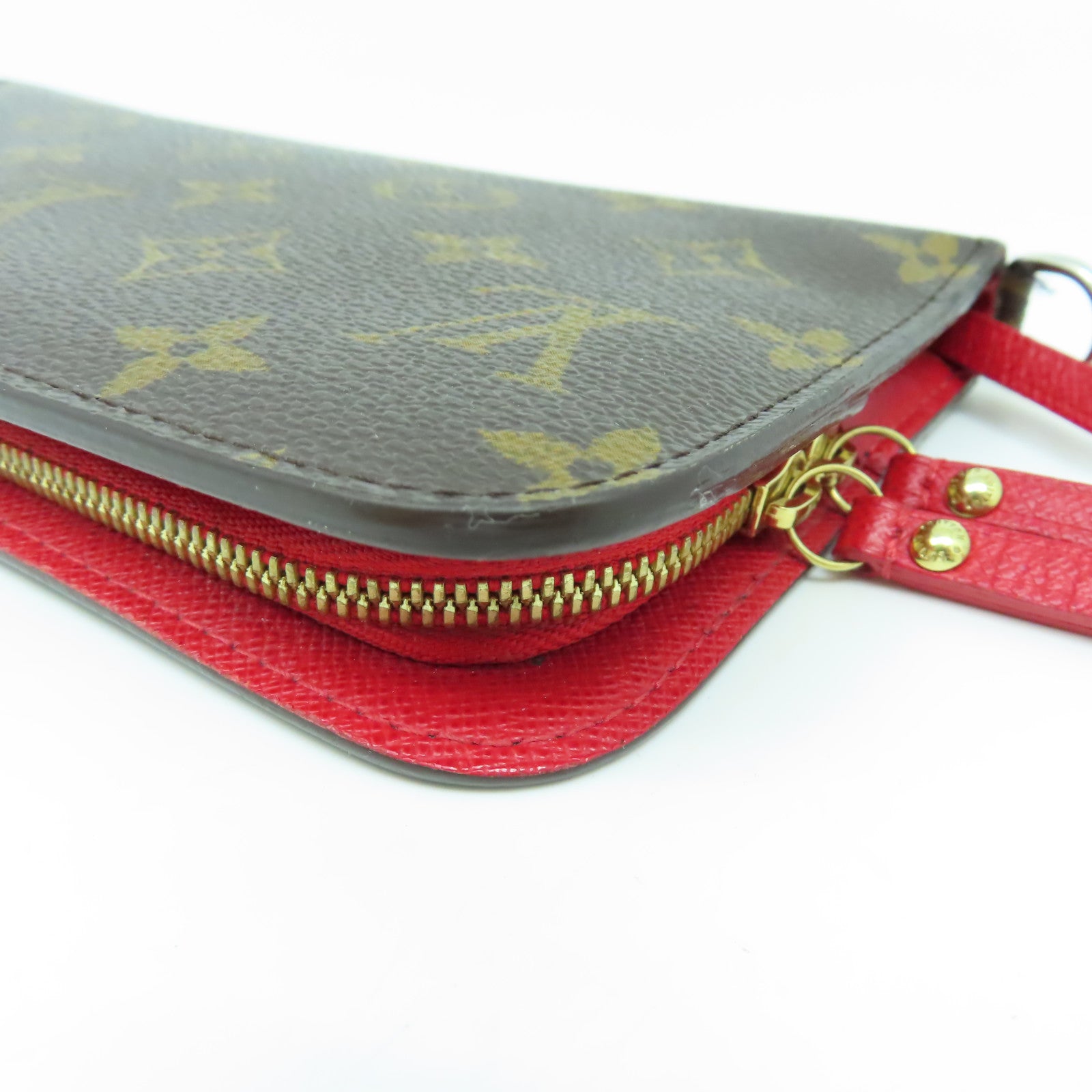 LOUIS VUITTON Monogram Insolite Long Wallet金扣長錢包啡色