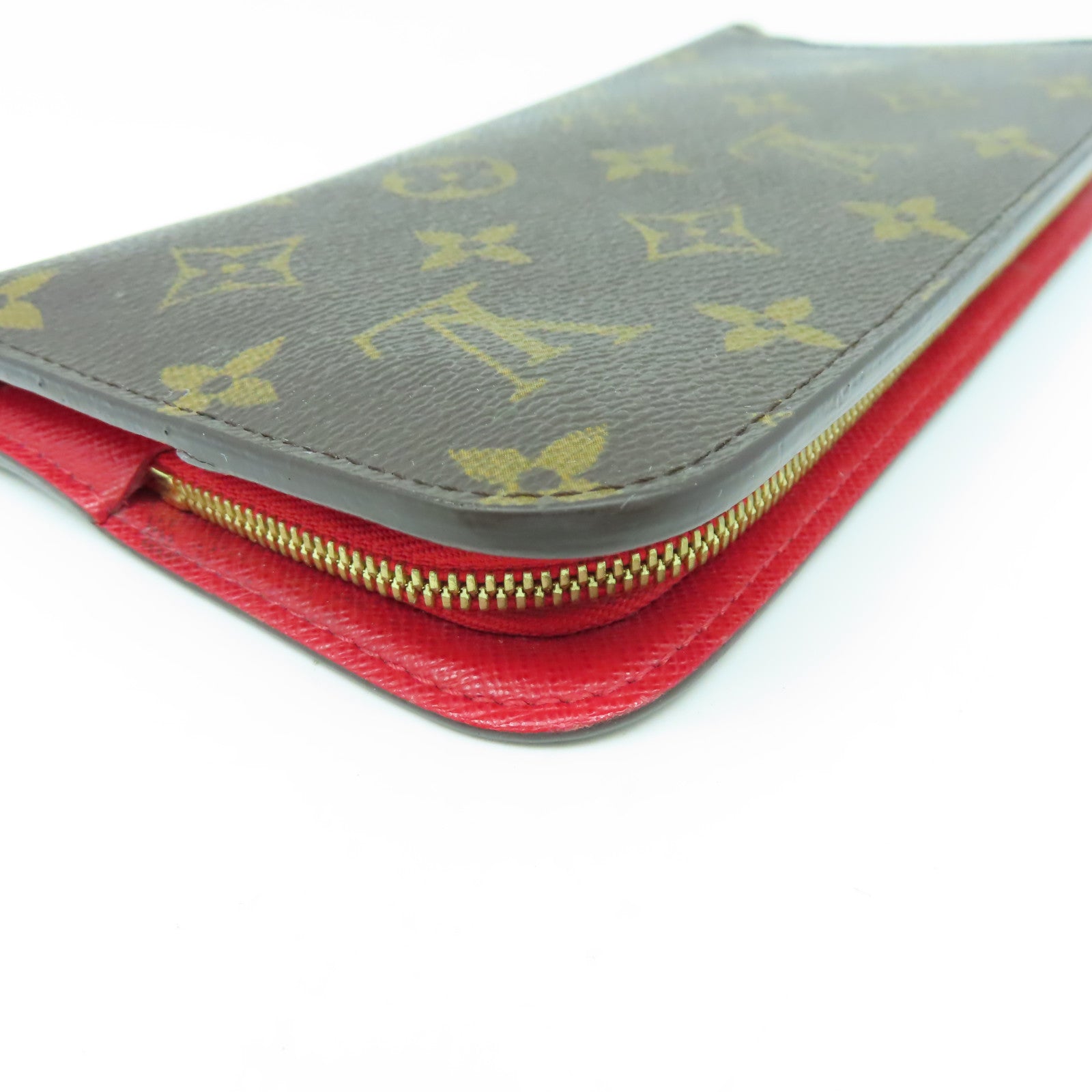 LOUIS VUITTON Monogram Insolite Long Wallet金扣長錢包啡色