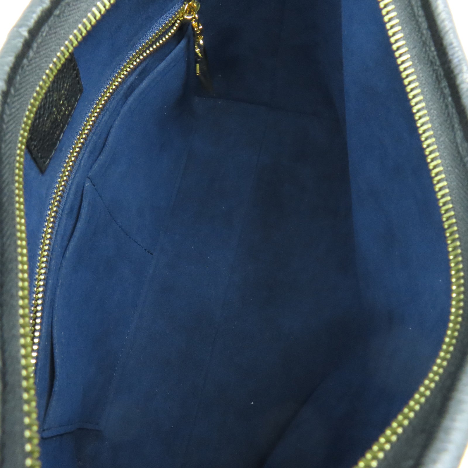 LOUIS VUITTON Monogram Empreinte Carry AII PM金扣肩背袋黑色