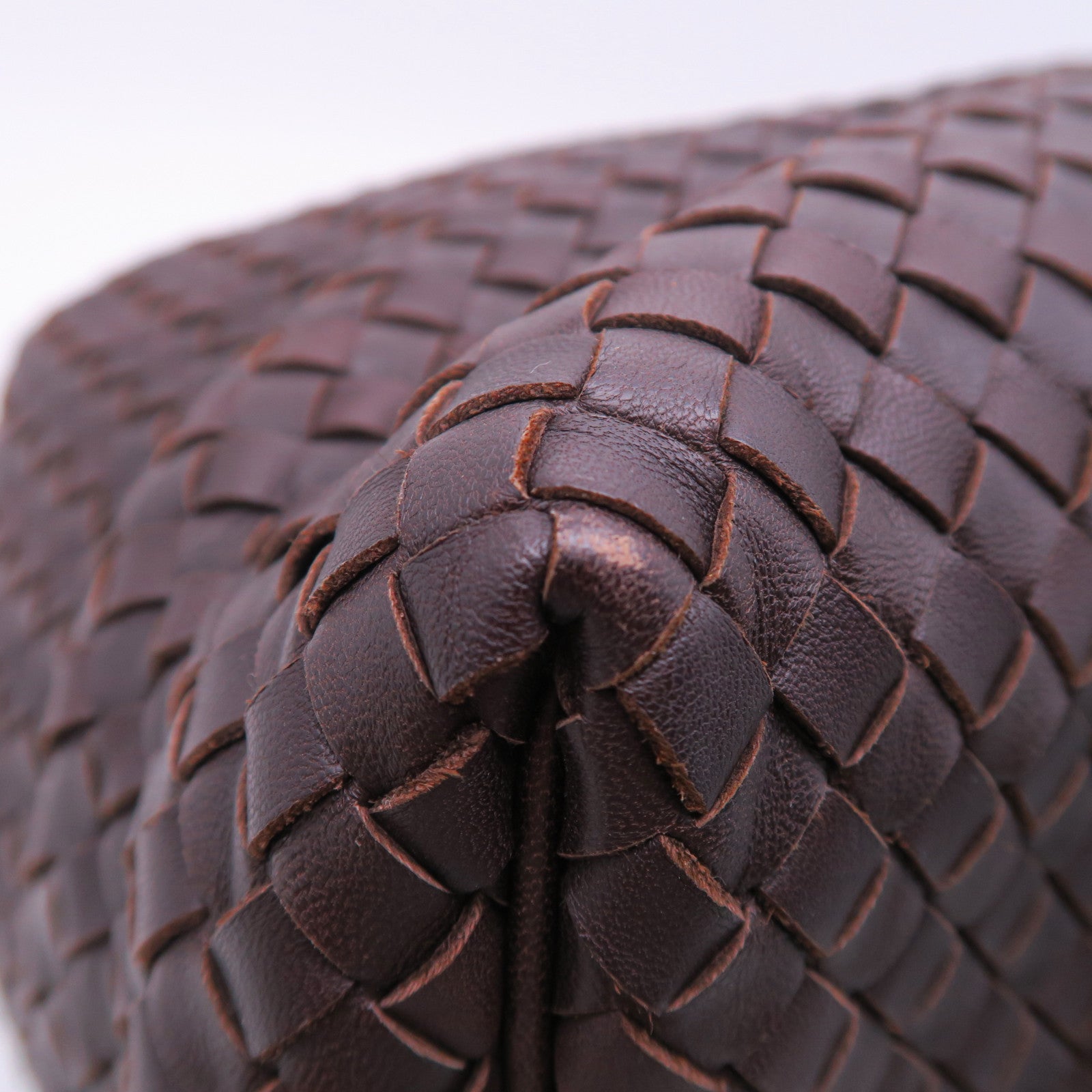 BOTTEGA VENETA 牛皮皮革Shoulder Bag金扣肩背袋棕色