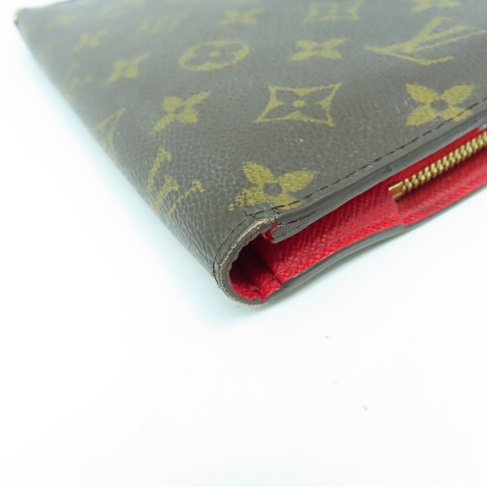 LOUIS VUITTON Monogram Insolite Long Wallet金扣長錢包啡色