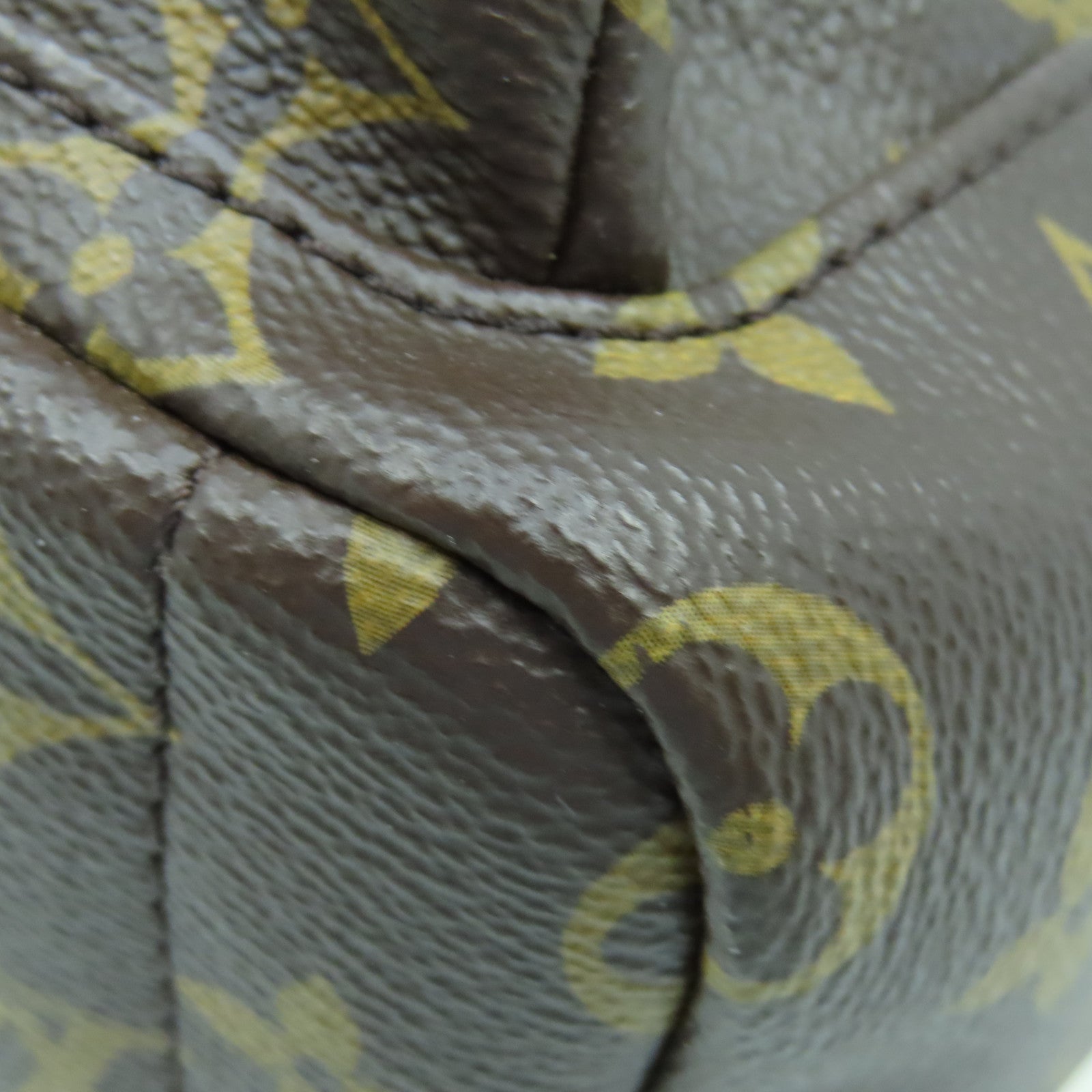 LOUIS VUITTON Monogram Palm Spring Mini金扣背包棕色