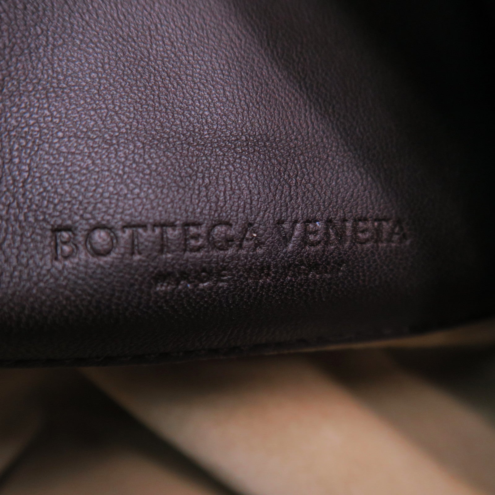 BOTTEGA VENETA 牛皮皮革Shoulder Bag金扣肩背袋棕色