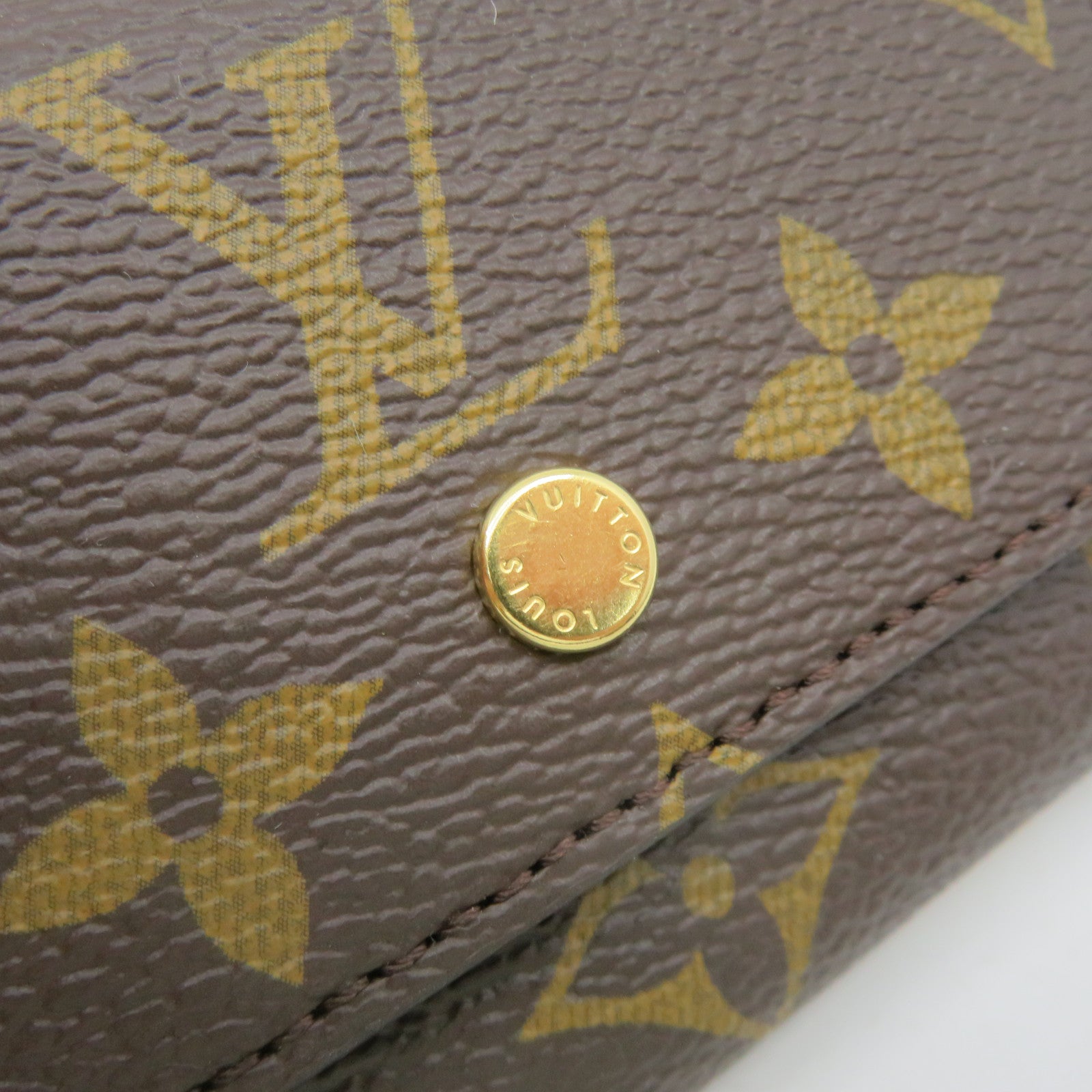 LOUIS VUITTON Monogram Micro Wallet迷你錢包啡色