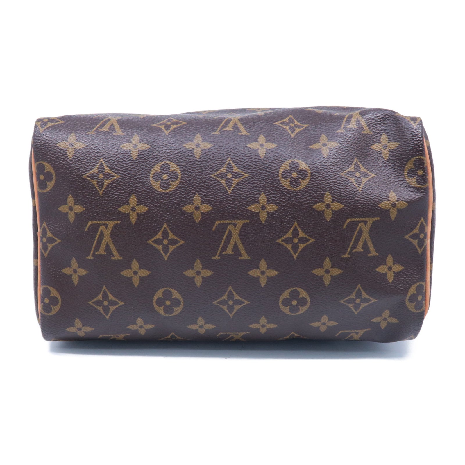 LOUIS VUITTON Monogram Speedy 25金扣手挽袋啡色