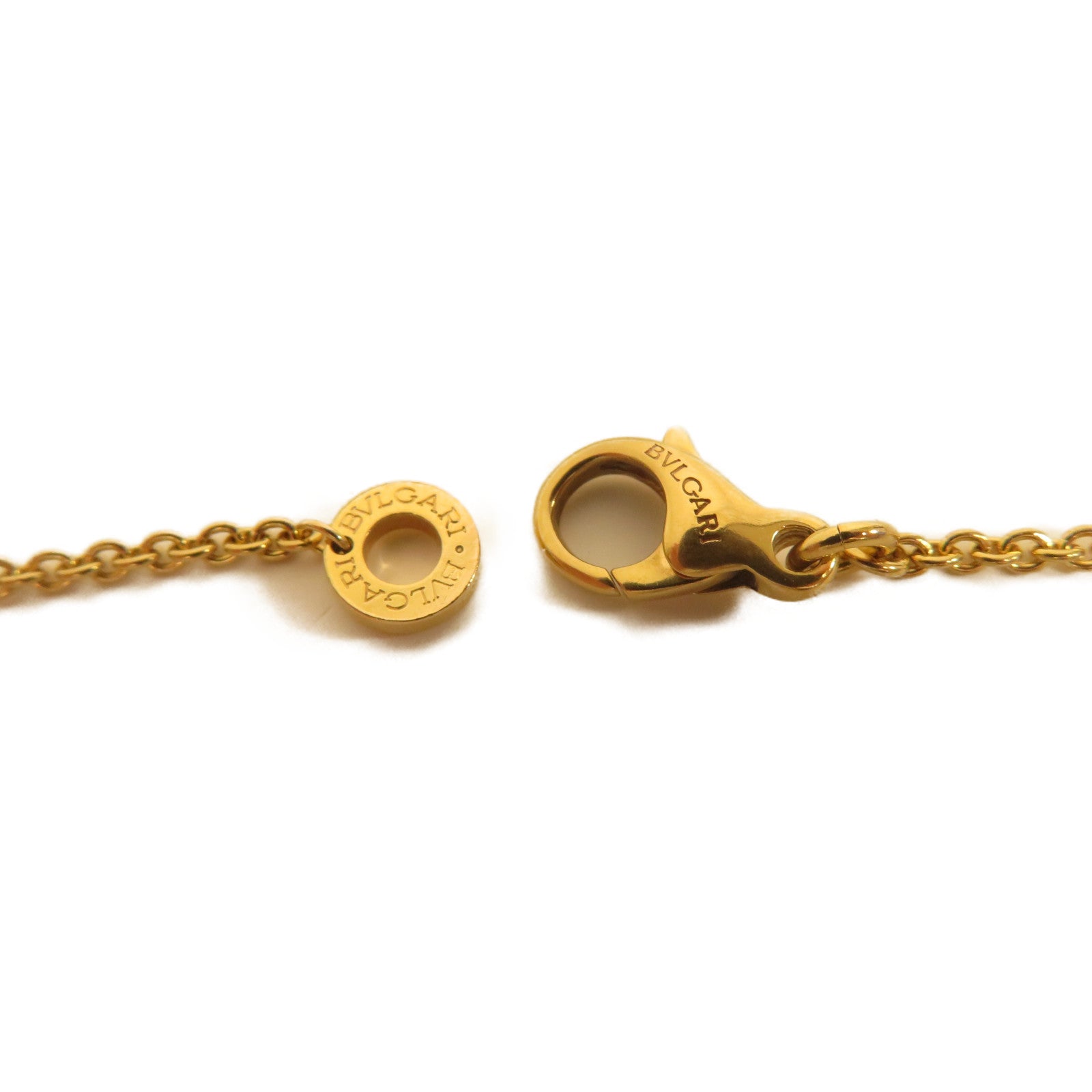 BVLGARI 18K玫瑰金B-zero1 Necklace項鍊黑色