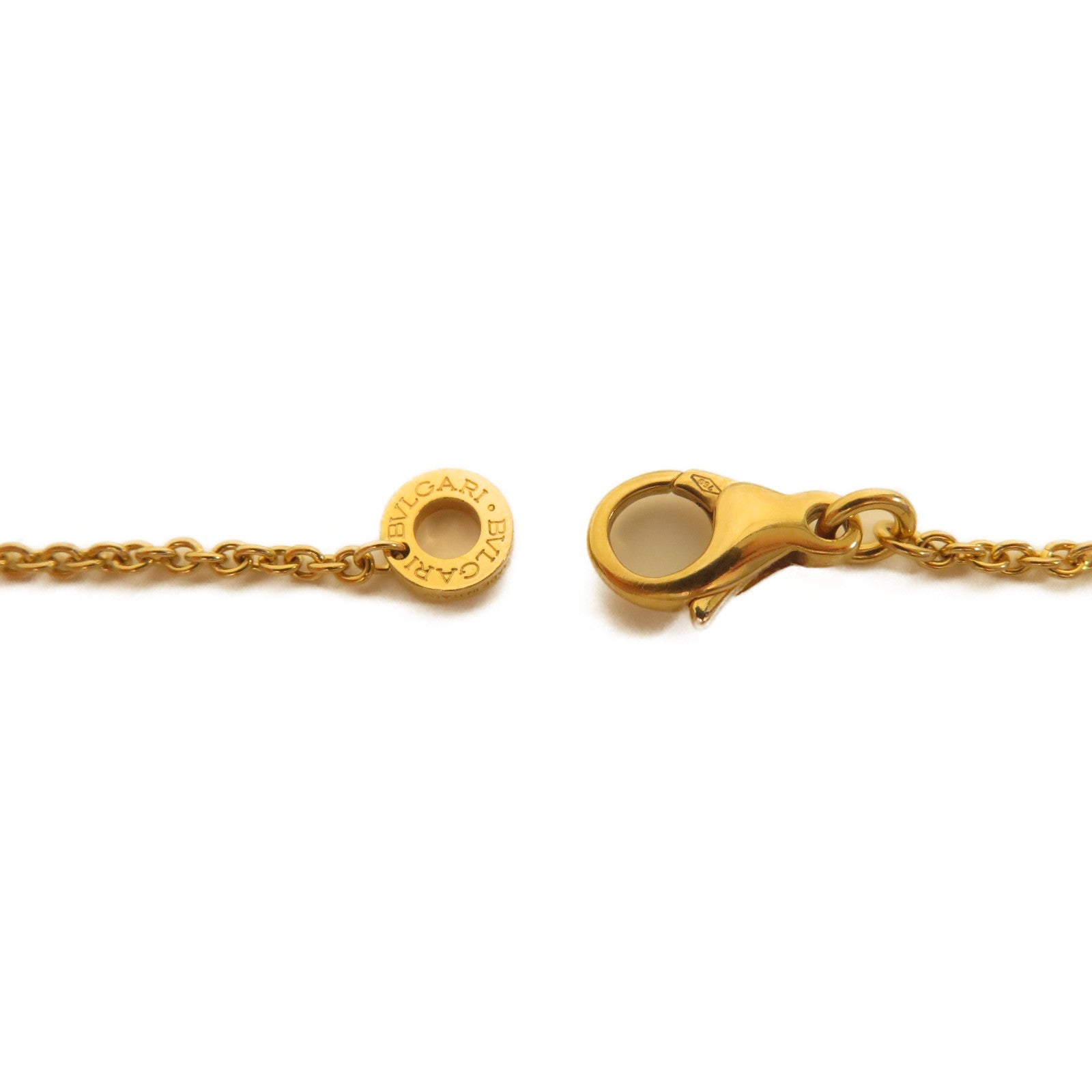 BVLGARI 18K玫瑰金B-zero1 Necklace項鍊黑色