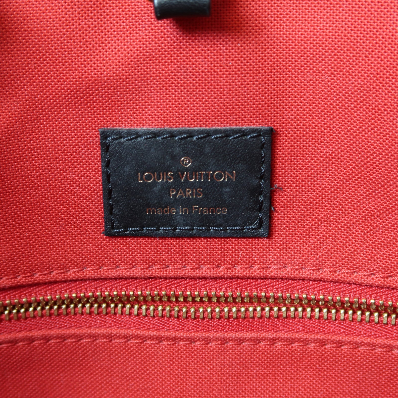 LOUIS VUITTON Monogram Reverse On The Go MM金扣手挽肩背兩用袋啡色