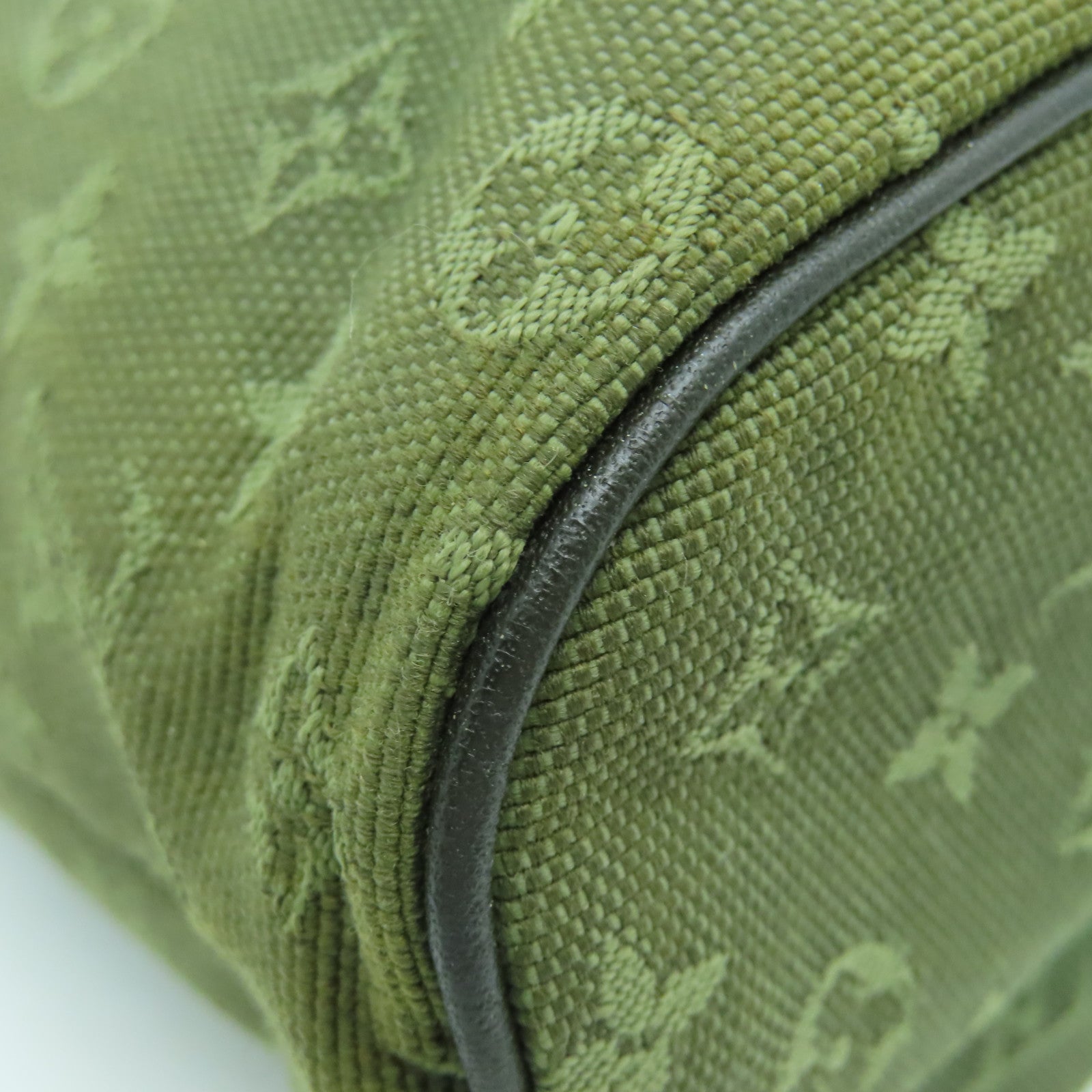 LOUIS VUITTON Monogram Mini Lucille PM金扣肩背袋绿色