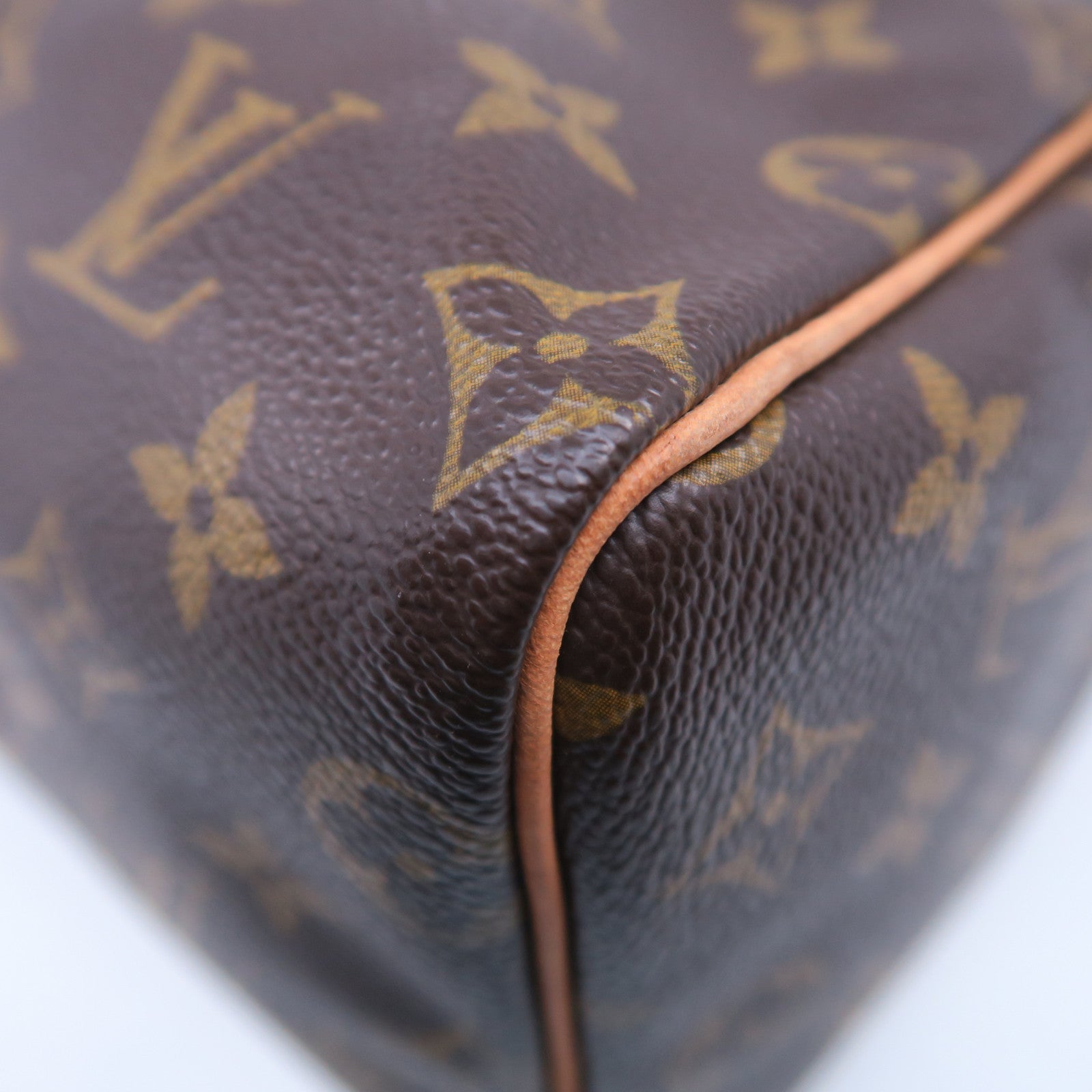 LOUIS VUITTON Monogram Speedy 25金扣手挽袋啡色