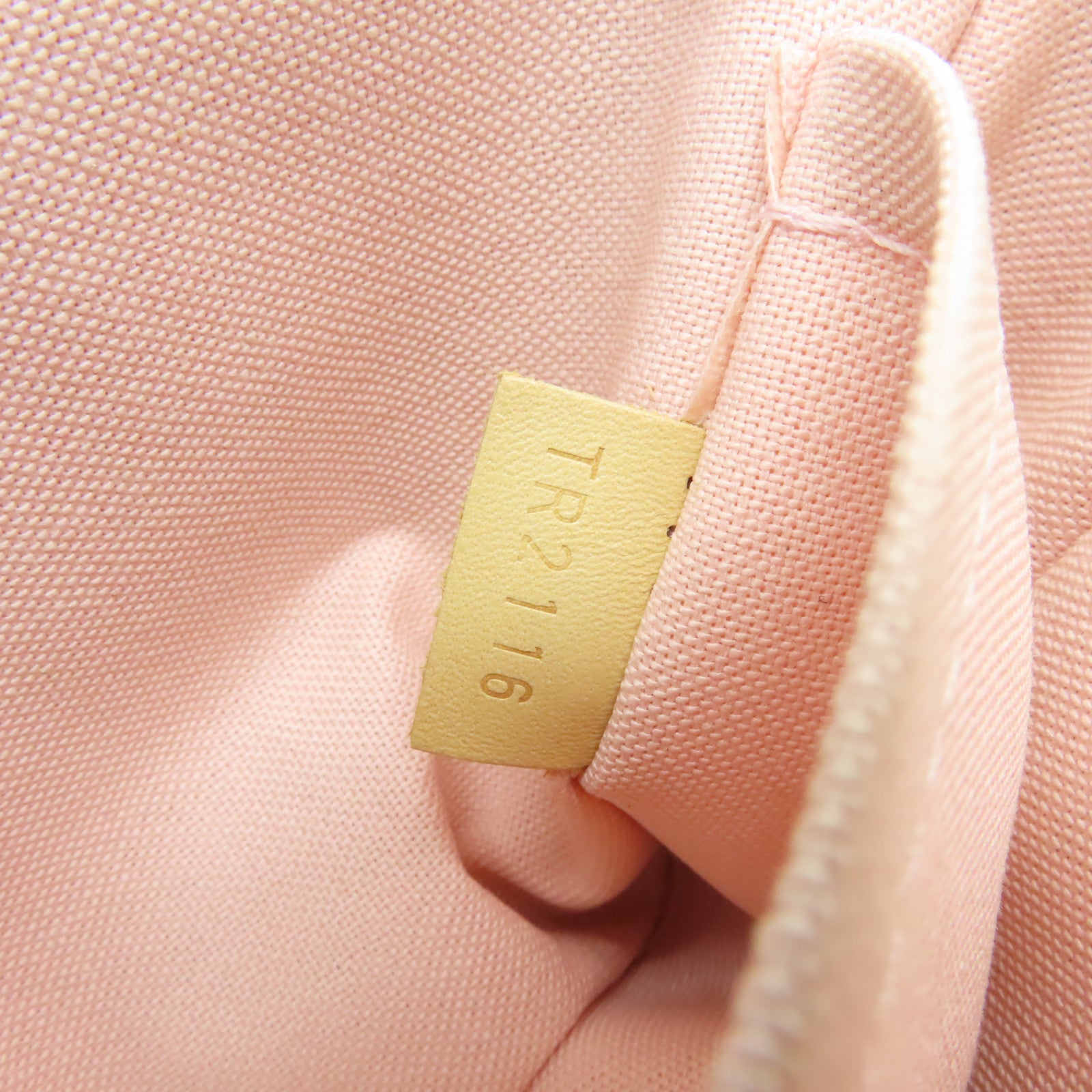LOUIS VUITTON Damier Azur Croisette 金扣手挽肩背兩用袋白色