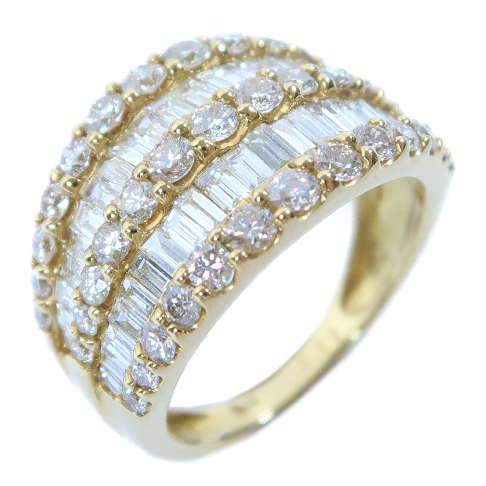 JEWELRY 18K黃金Diamond Ring 2.00ct鑽石戒指US#5.5