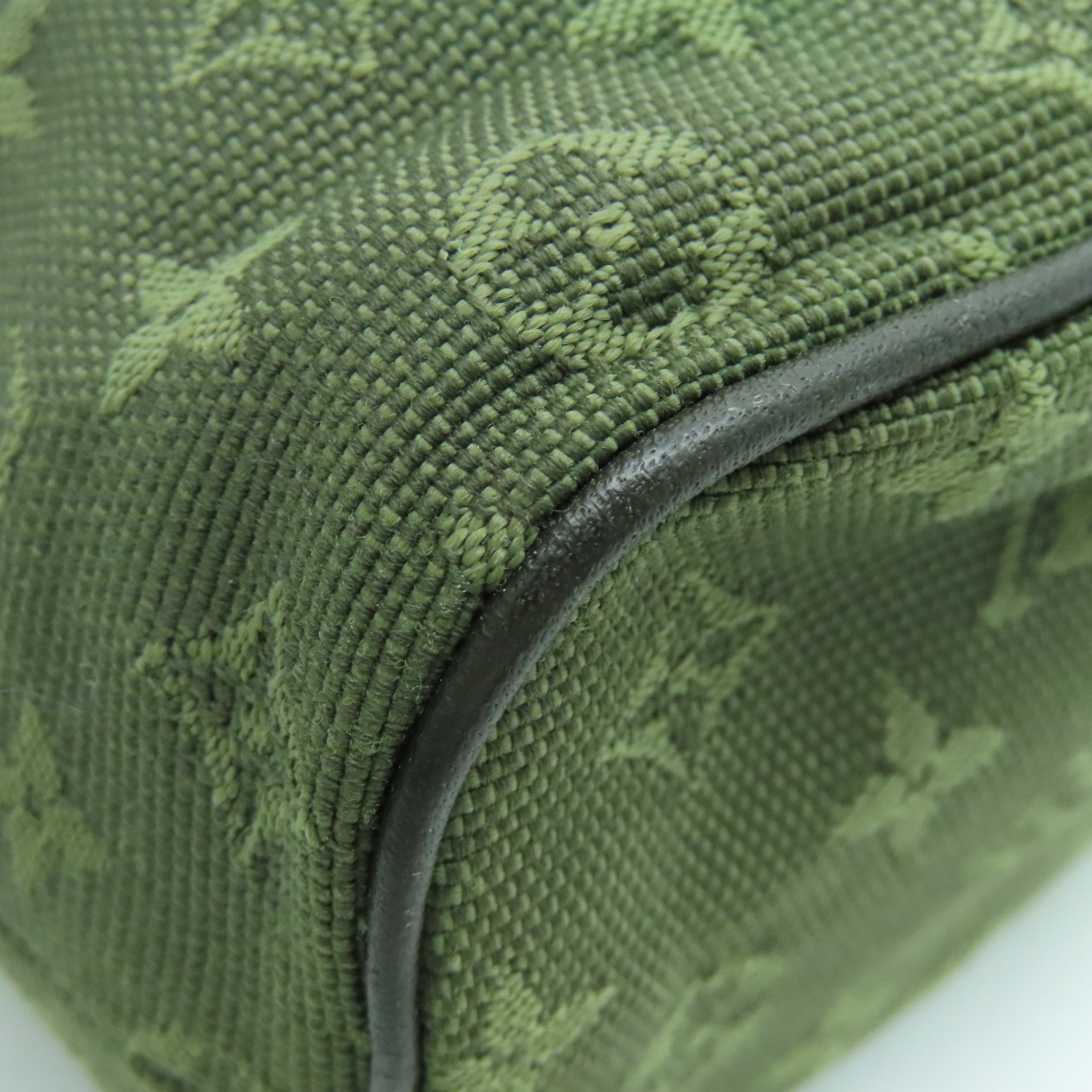 LOUIS VUITTON Monogram Mini Lucille PM金扣肩背袋绿色