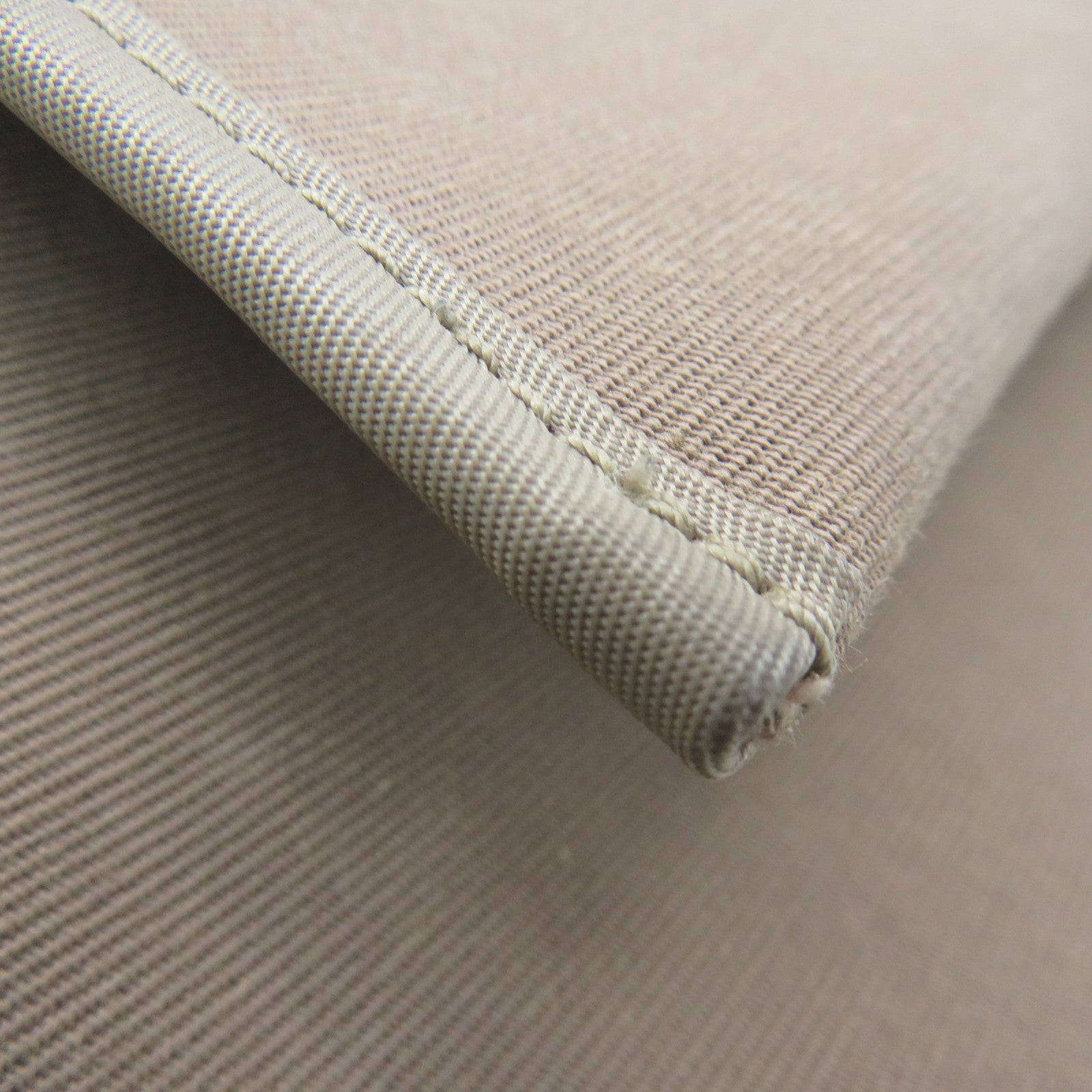 HERMES 【激減優惠】帆布Herbag PM銀扣手挽肩背兩用袋Etoupe大象灰