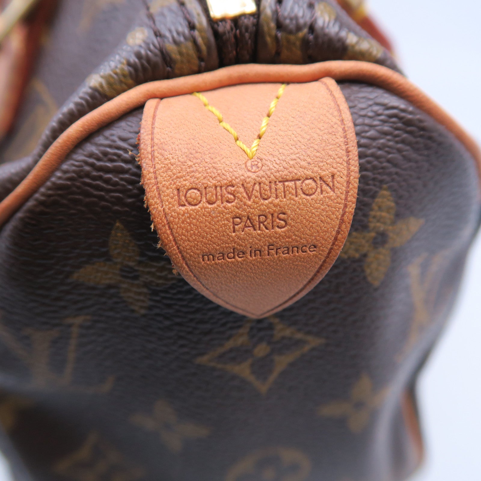 LOUIS VUITTON Monogram Speedy 25金扣手挽袋啡色