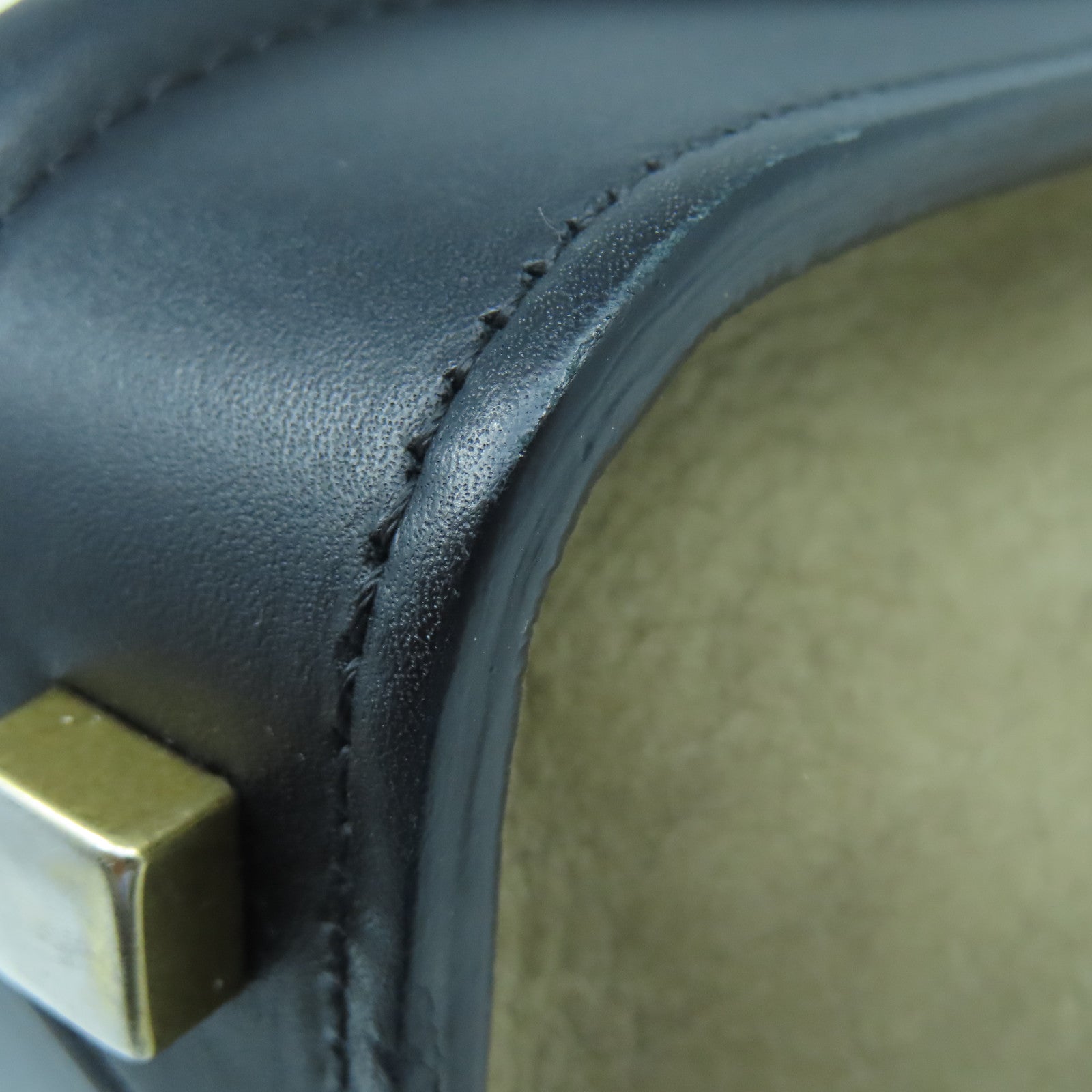 CELINE 牛皮皮革Micro Luggage金扣手挽袋黑色/白色/棕色