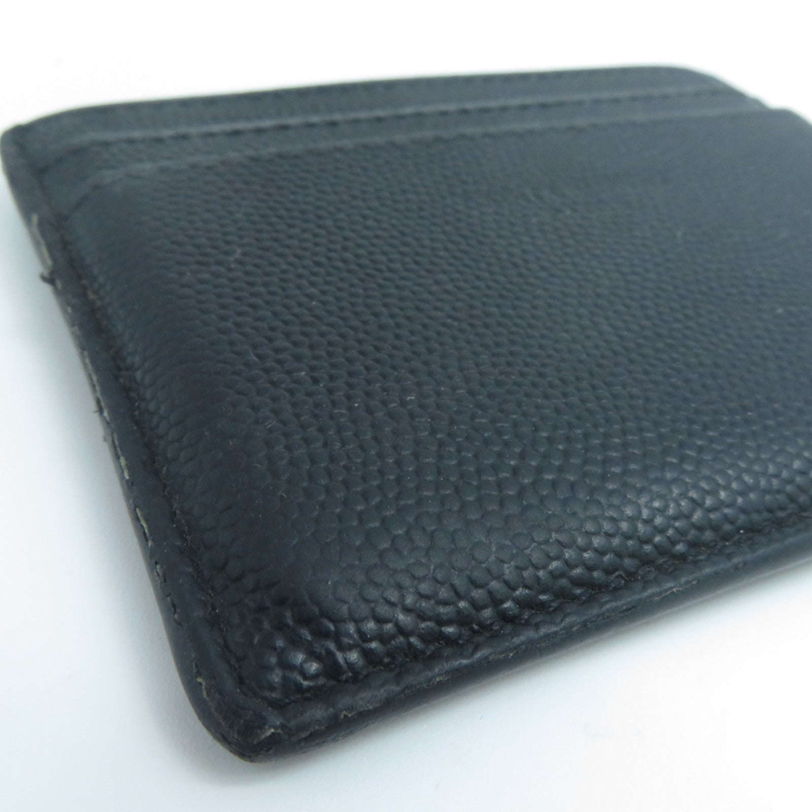 SAINT LAURENT 【激減優惠】牛皮皮革Card Case卡片套黑色
