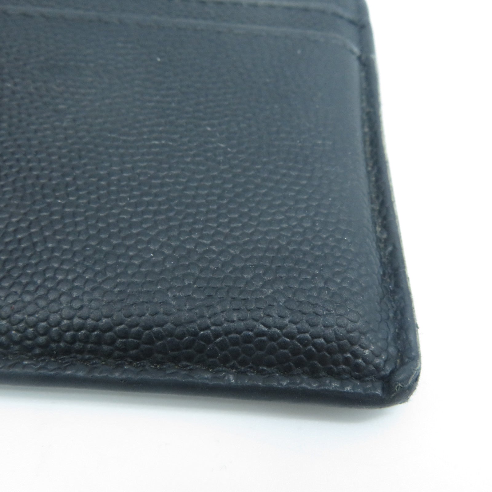 SAINT LAURENT 【激減優惠】牛皮皮革Card Case卡片套黑色