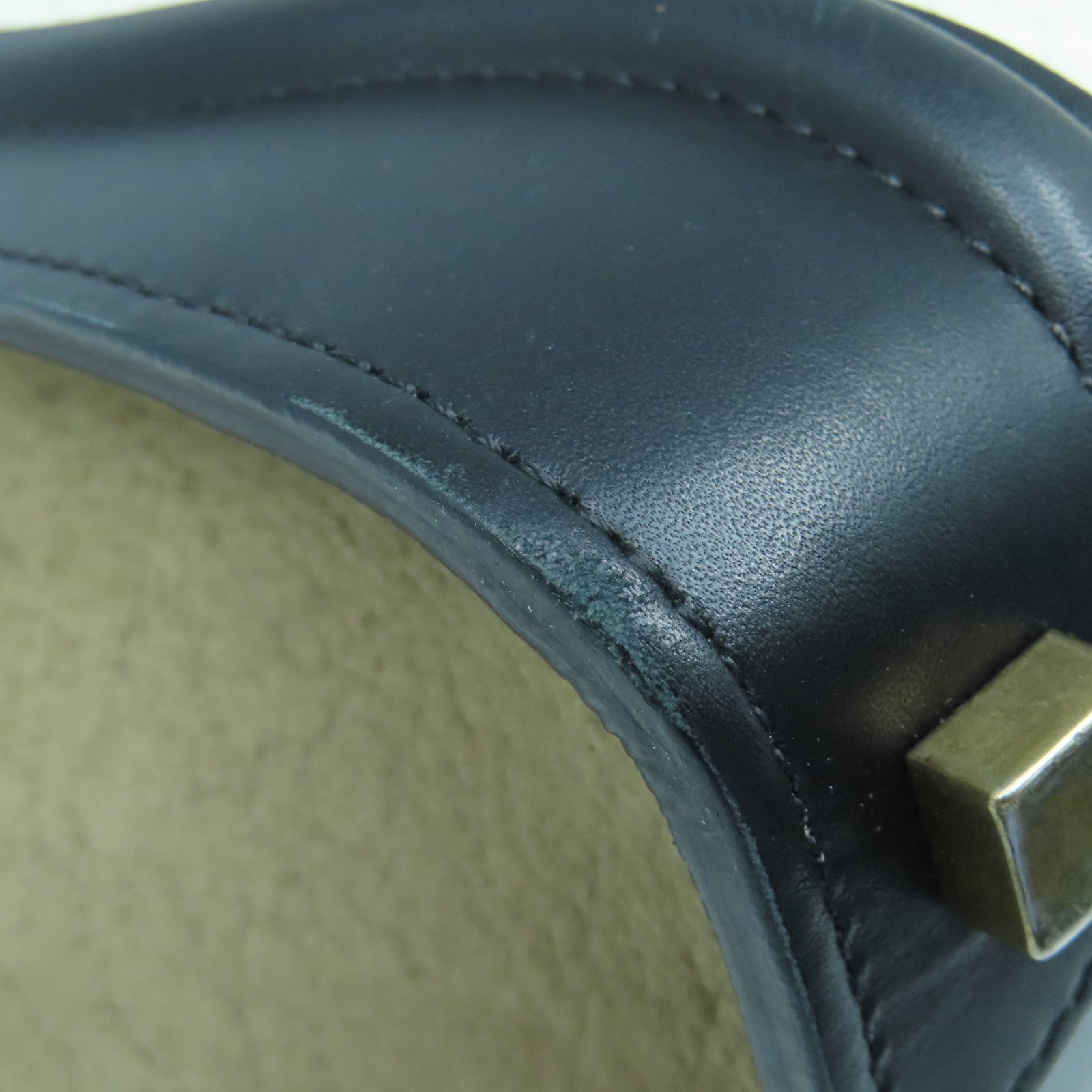 CELINE 牛皮皮革Micro Luggage金扣手挽袋黑色/白色/棕色