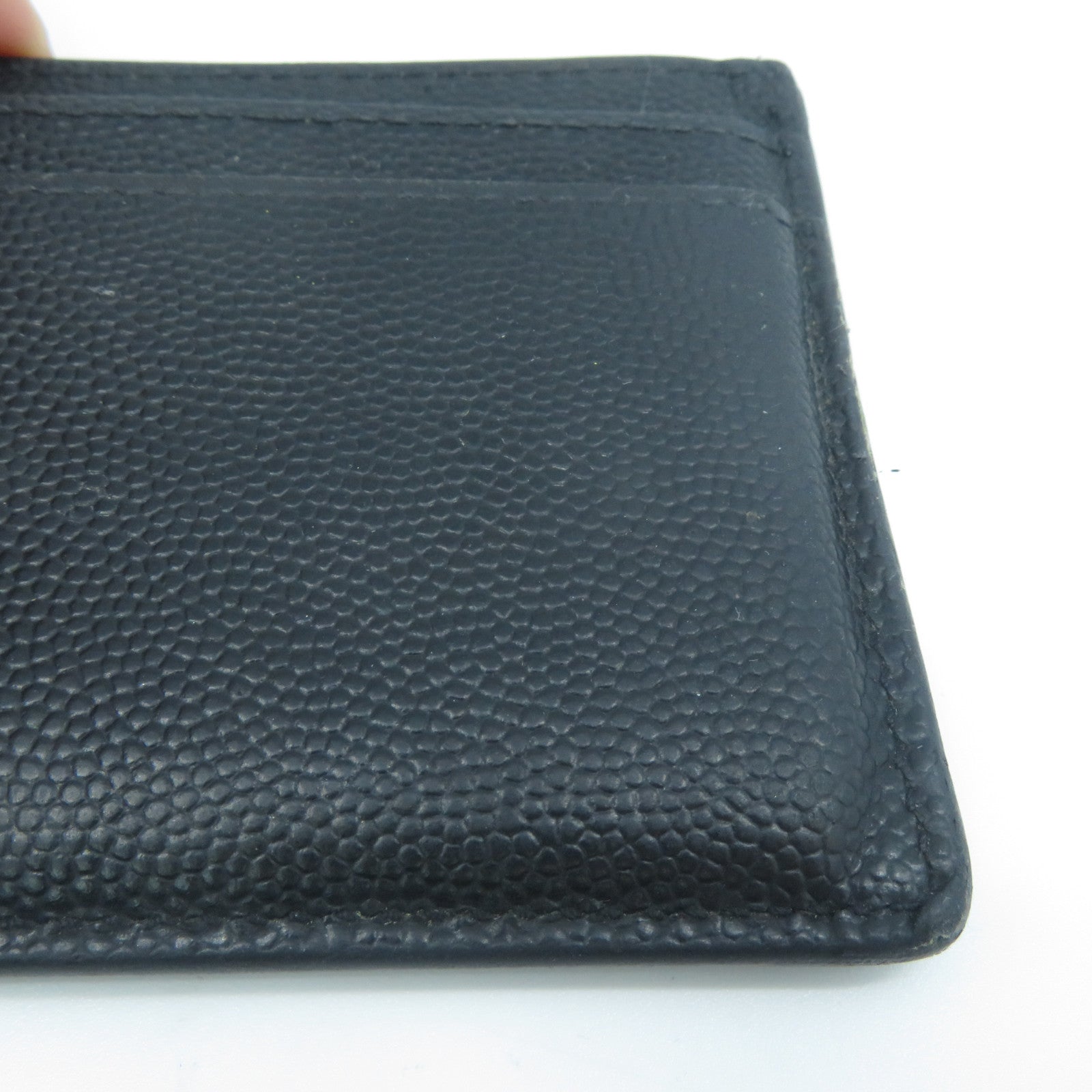 SAINT LAURENT 【激減優惠】牛皮皮革Card Case卡片套黑色