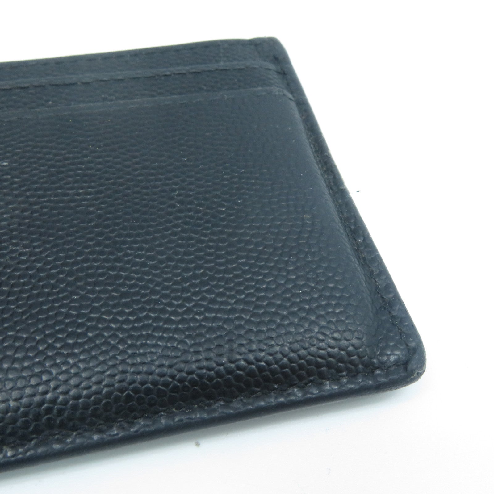 SAINT LAURENT 【激減優惠】牛皮皮革Card Case卡片套黑色
