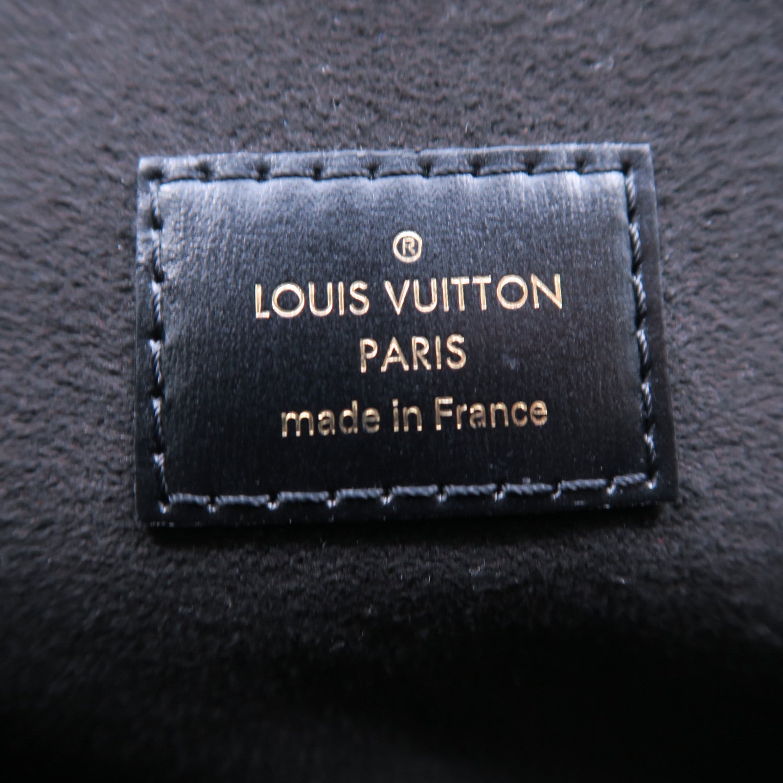 LOUIS VUITTON Monogram Reverse Pochette Meits金扣手挽肩背兩用袋棕色