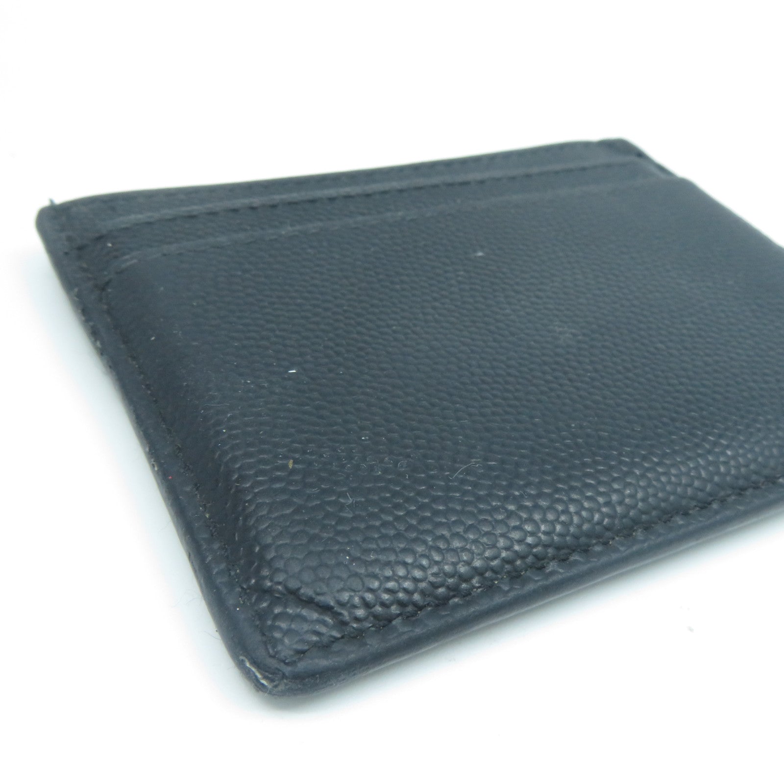 SAINT LAURENT 【激減優惠】牛皮皮革Card Case卡片套黑色