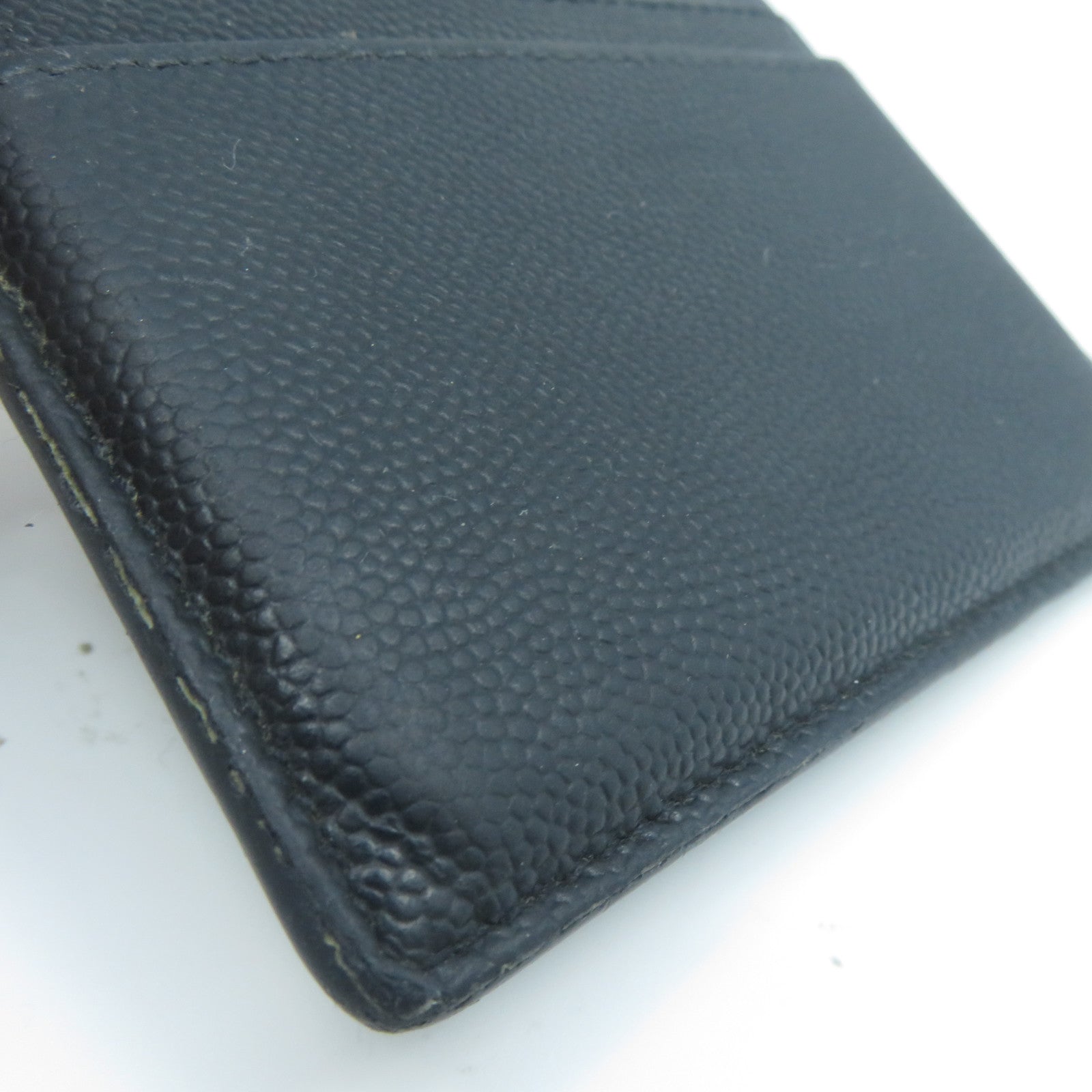 SAINT LAURENT 【激減優惠】牛皮皮革Card Case卡片套黑色