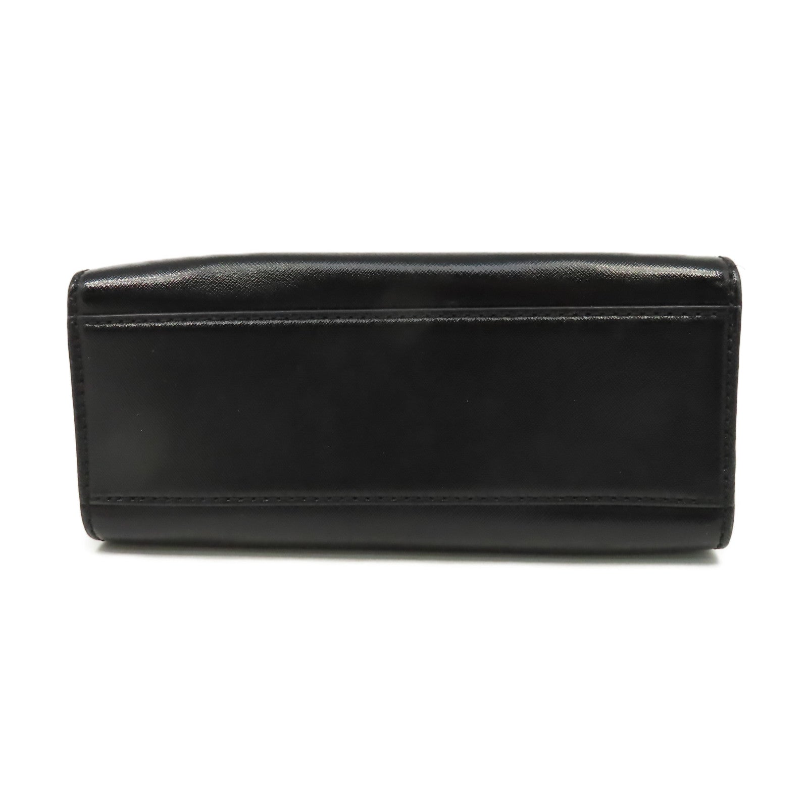 MARC JACOBS 牛皮皮革2 Way Shoulder金扣手挽肩背兩用袋黑色