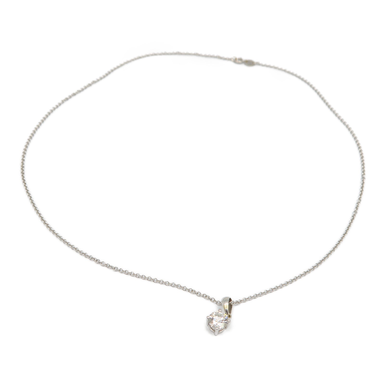 JEWELRY 18K白金Diamond Necklace 0.70ct鑽石項鍊 Brand Off Hong Kong Online Store
