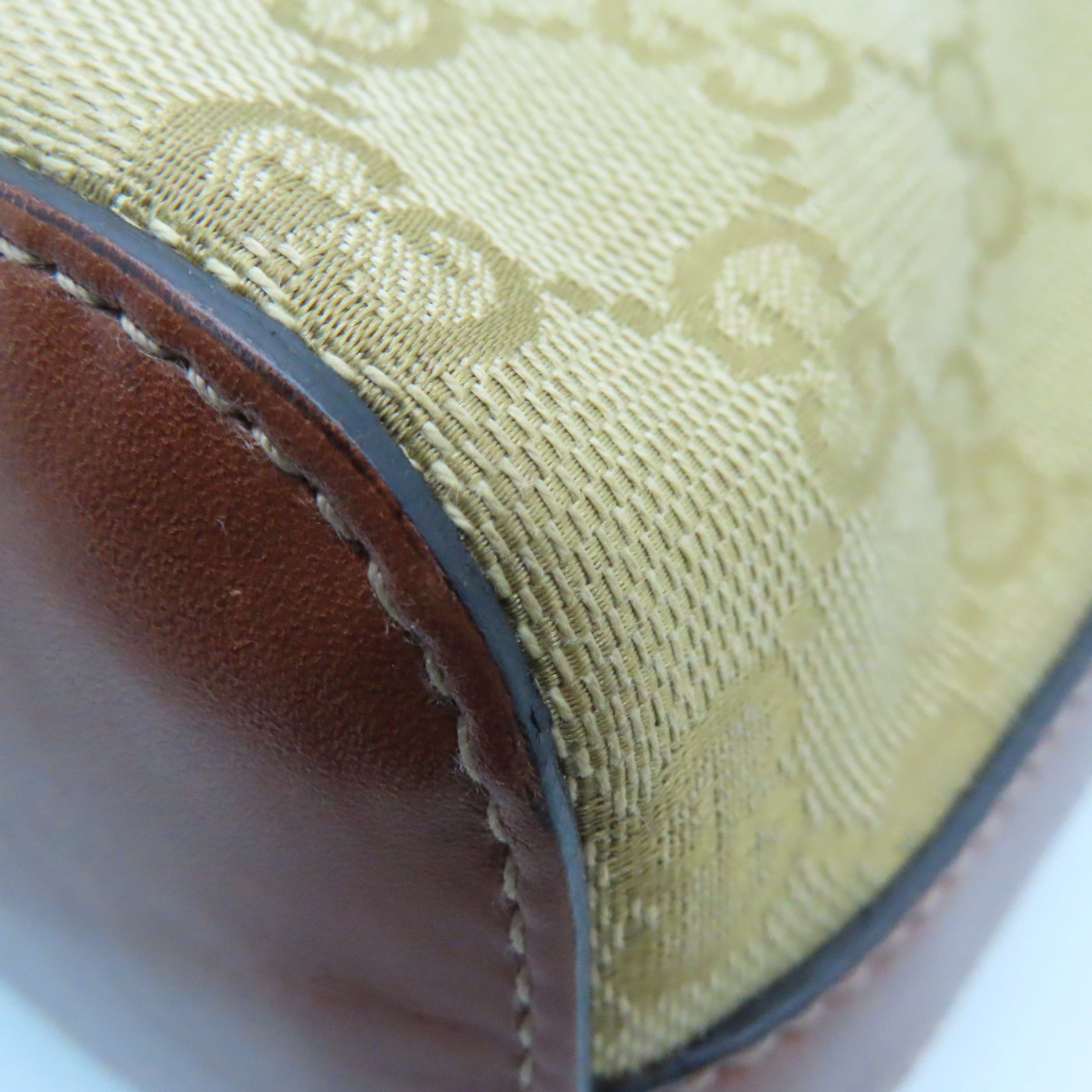GUCCI GG帆布Vintage Shoulder Bag肩背袋啡色