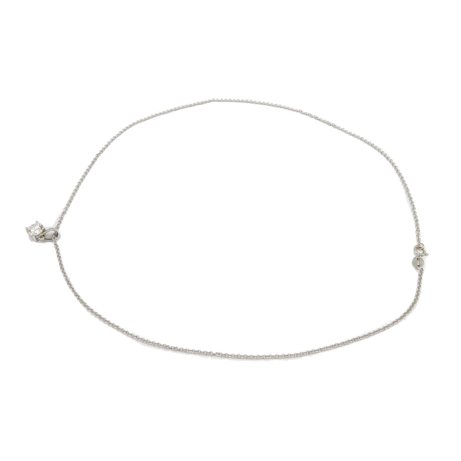 JEWELRY 18K白金Diamond Necklace 0.70ct鑽石項鍊