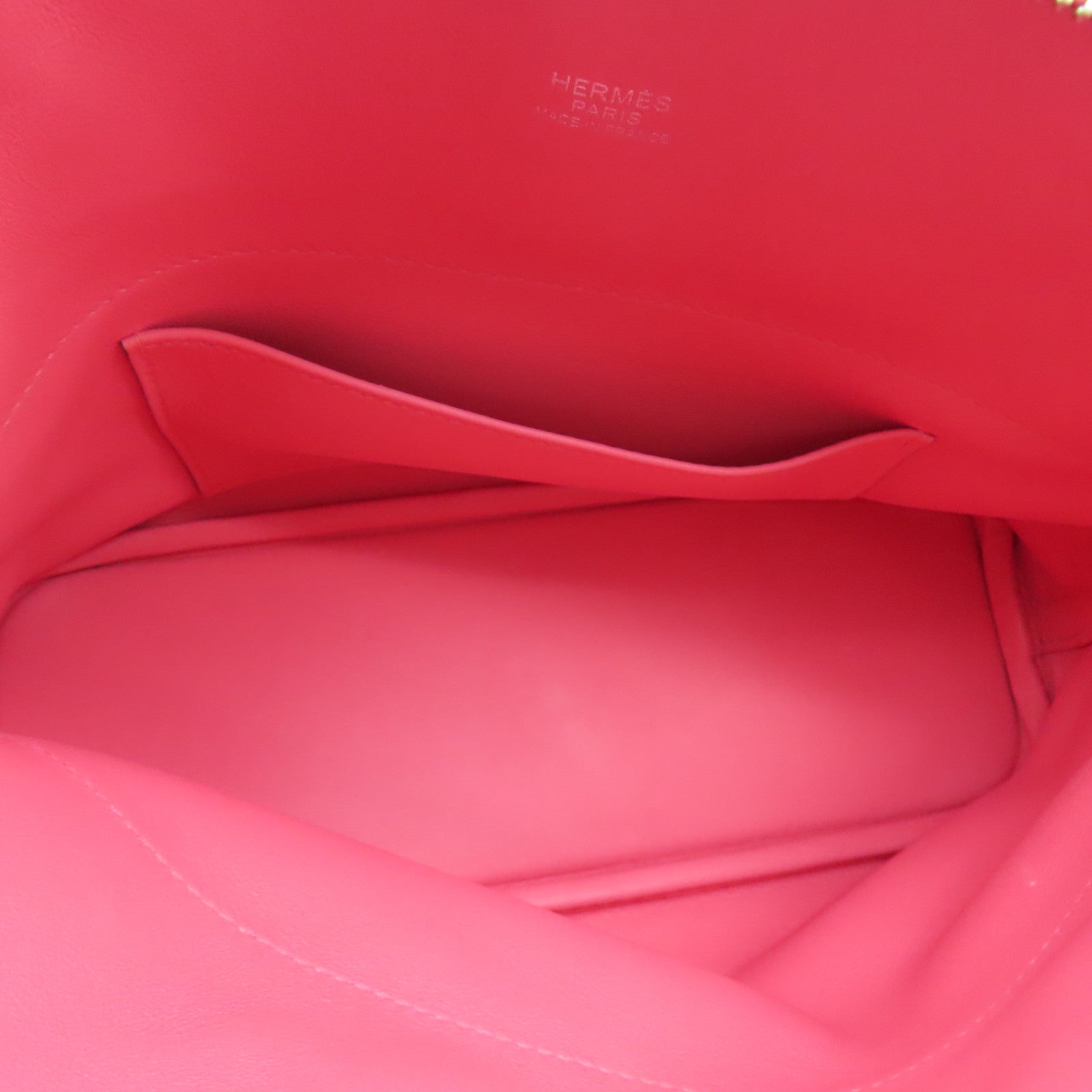 HERMES Veau Swift皮革Bolide 27銀扣手挽肩背兩用袋杜鵑粉色