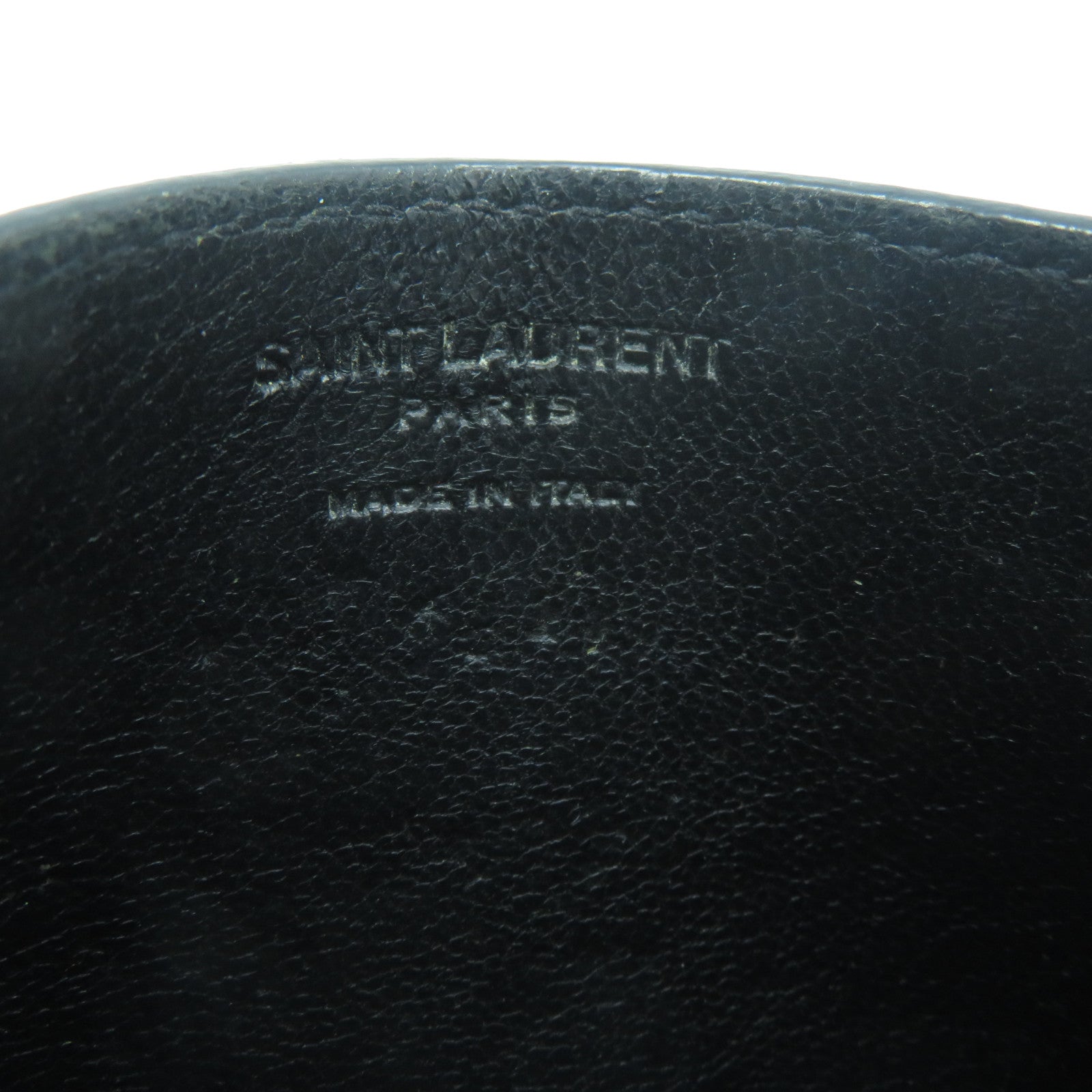 SAINT LAURENT 【激減優惠】牛皮皮革Card Case卡片套黑色