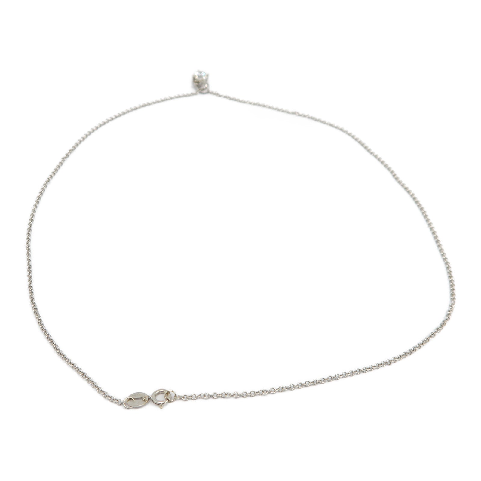 JEWELRY 18K白金Diamond Necklace 0.70ct鑽石項鍊