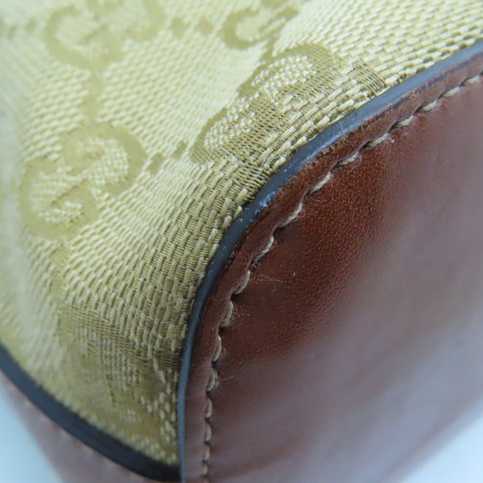 GUCCI GG帆布Vintage Shoulder Bag肩背袋啡色