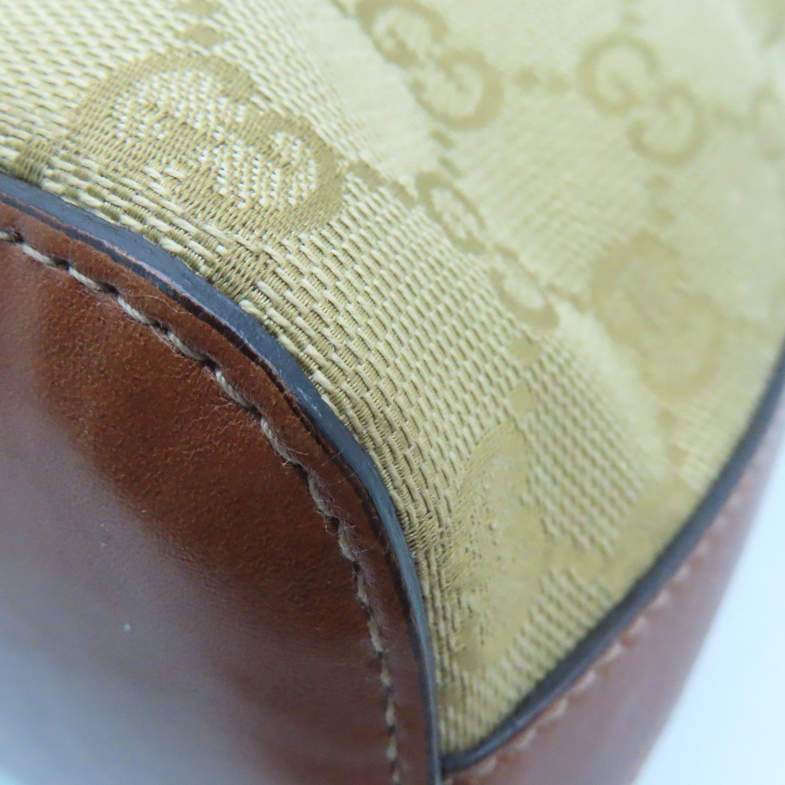 GUCCI GG帆布Vintage Shoulder Bag肩背袋啡色