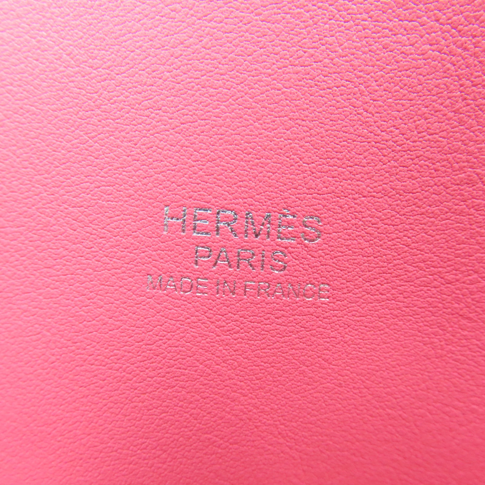 HERMES Veau Swift皮革Bolide 27銀扣手挽肩背兩用袋杜鵑粉色