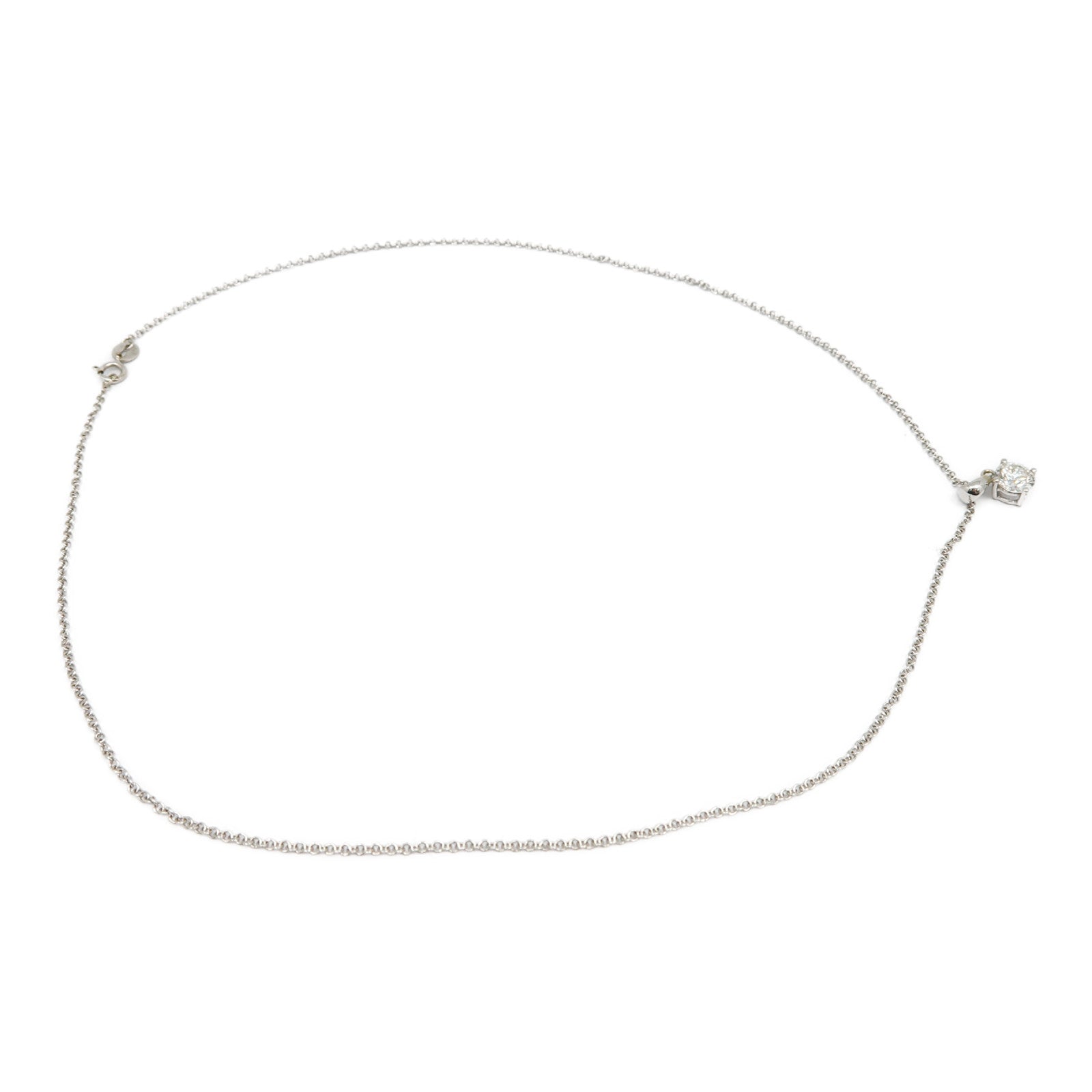JEWELRY 18K白金Diamond Necklace 0.70ct鑽石項鍊