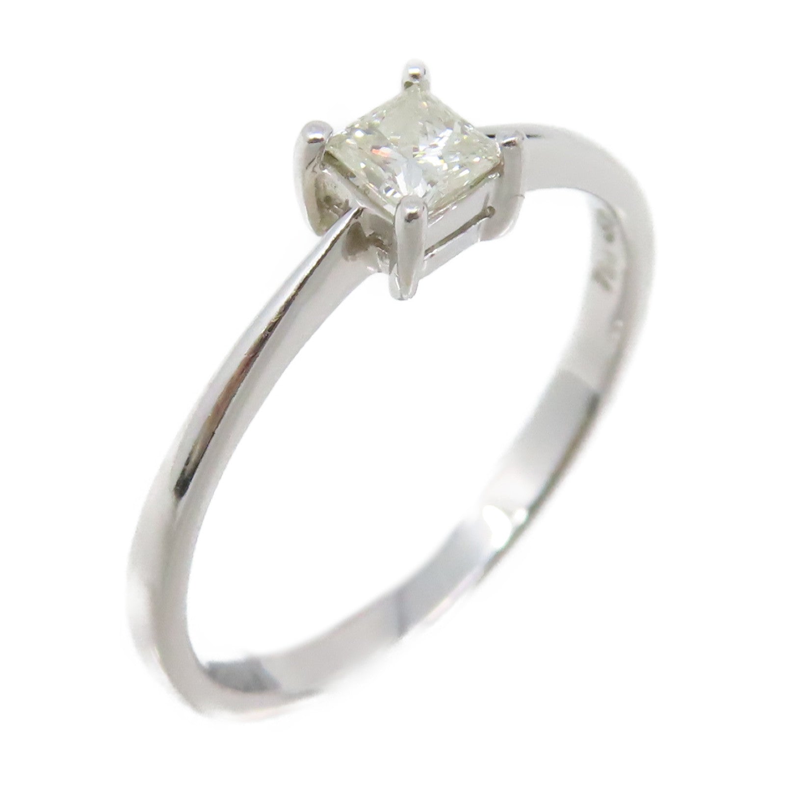 JEWELRY 18K白金/0.19ct鑽石Diamond Ring戒指US#6