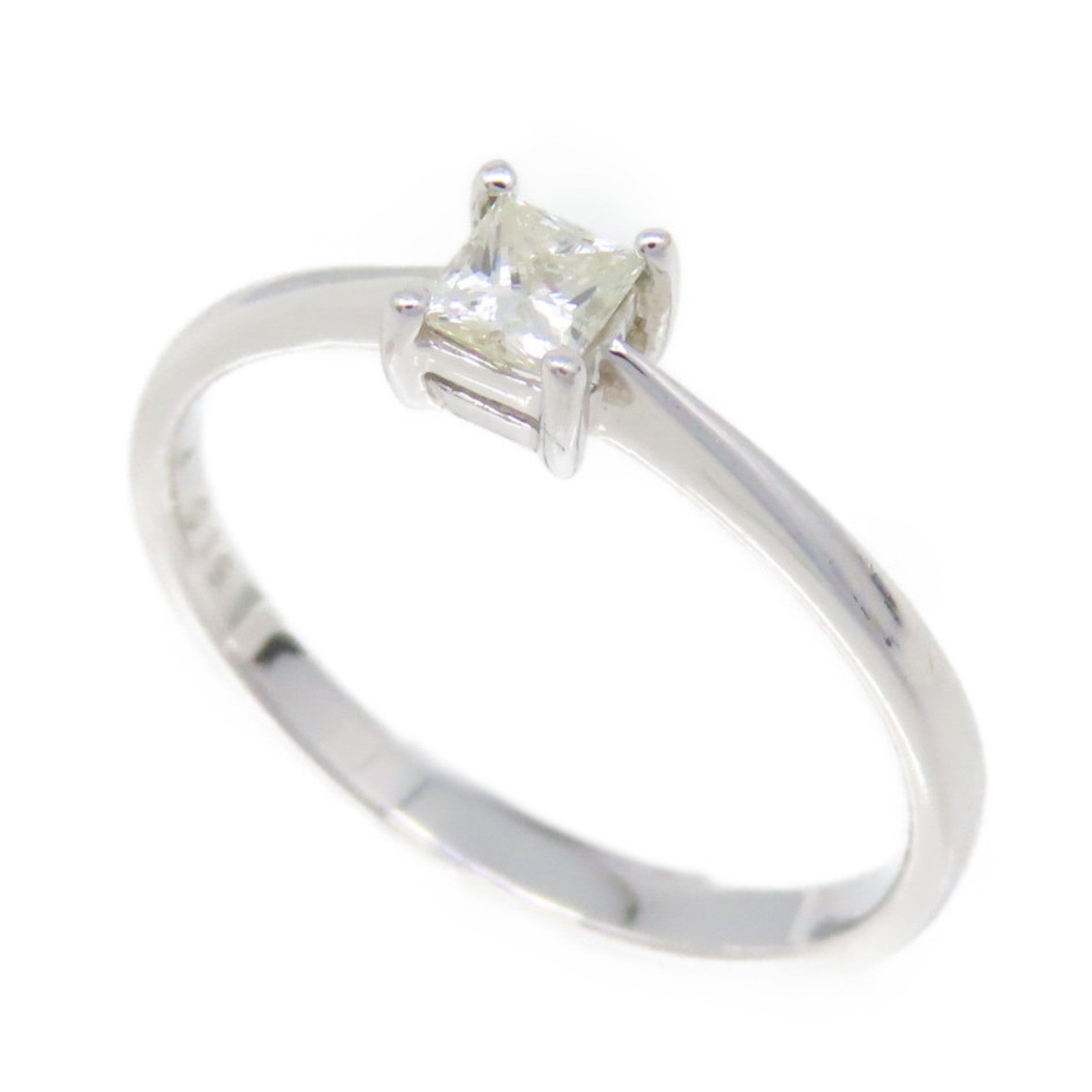 JEWELRY 18K白金/0.19ct鑽石Diamond Ring戒指US#6