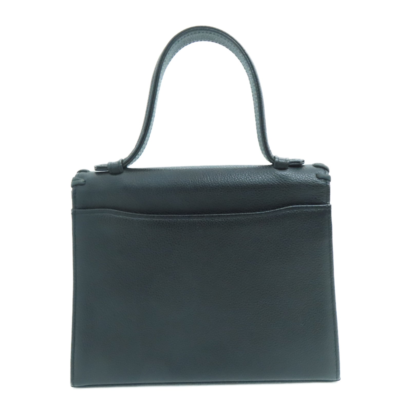 YVES SAINT LAURENT 牛皮皮革Handbag手挽袋黑色