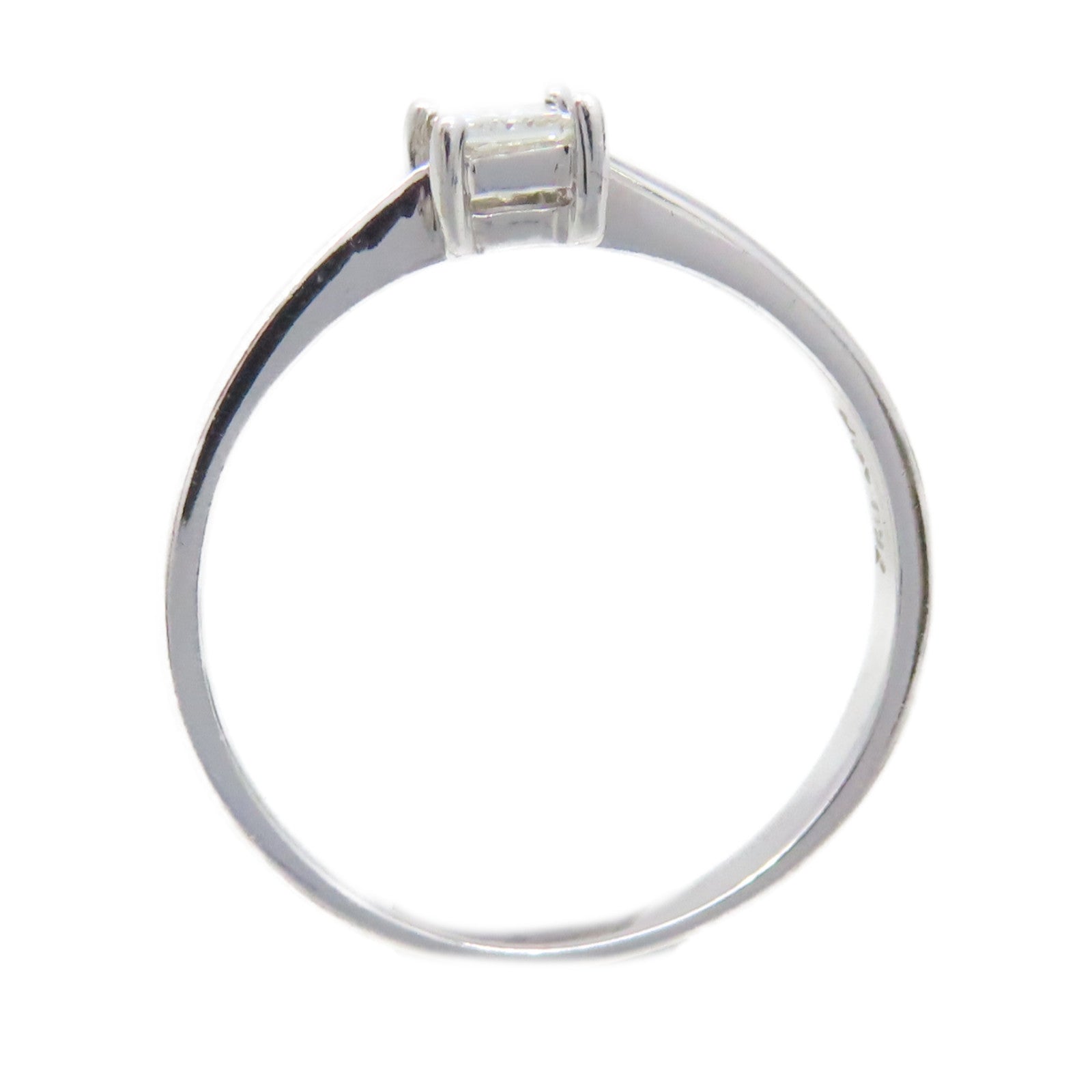 JEWELRY 18K白金/0.19ct鑽石Diamond Ring戒指US#6