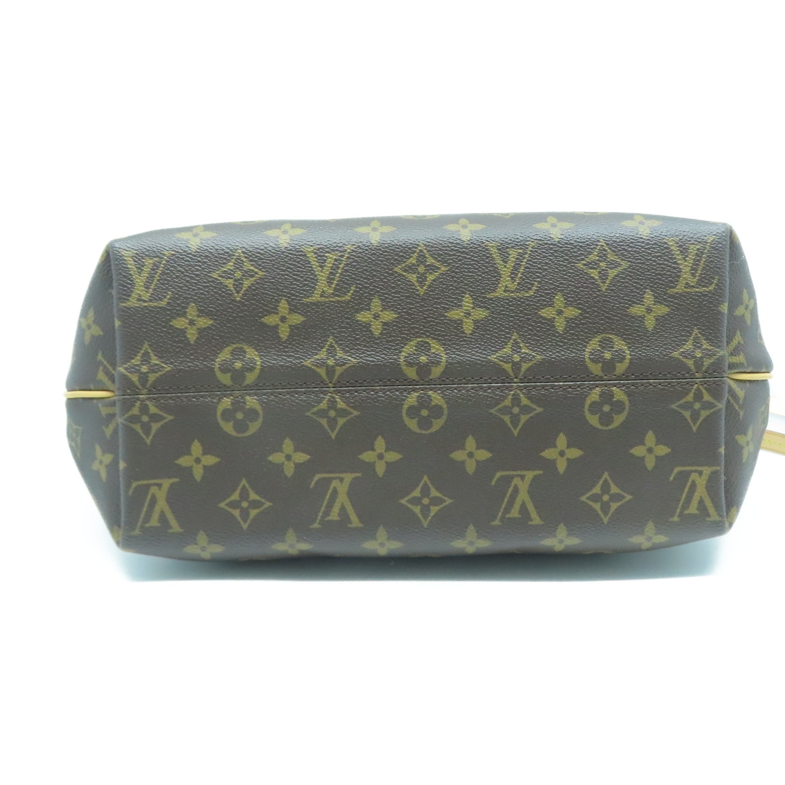 LOUIS VUITTON Monogram Turenne MM金扣手挽肩背兩用袋啡色